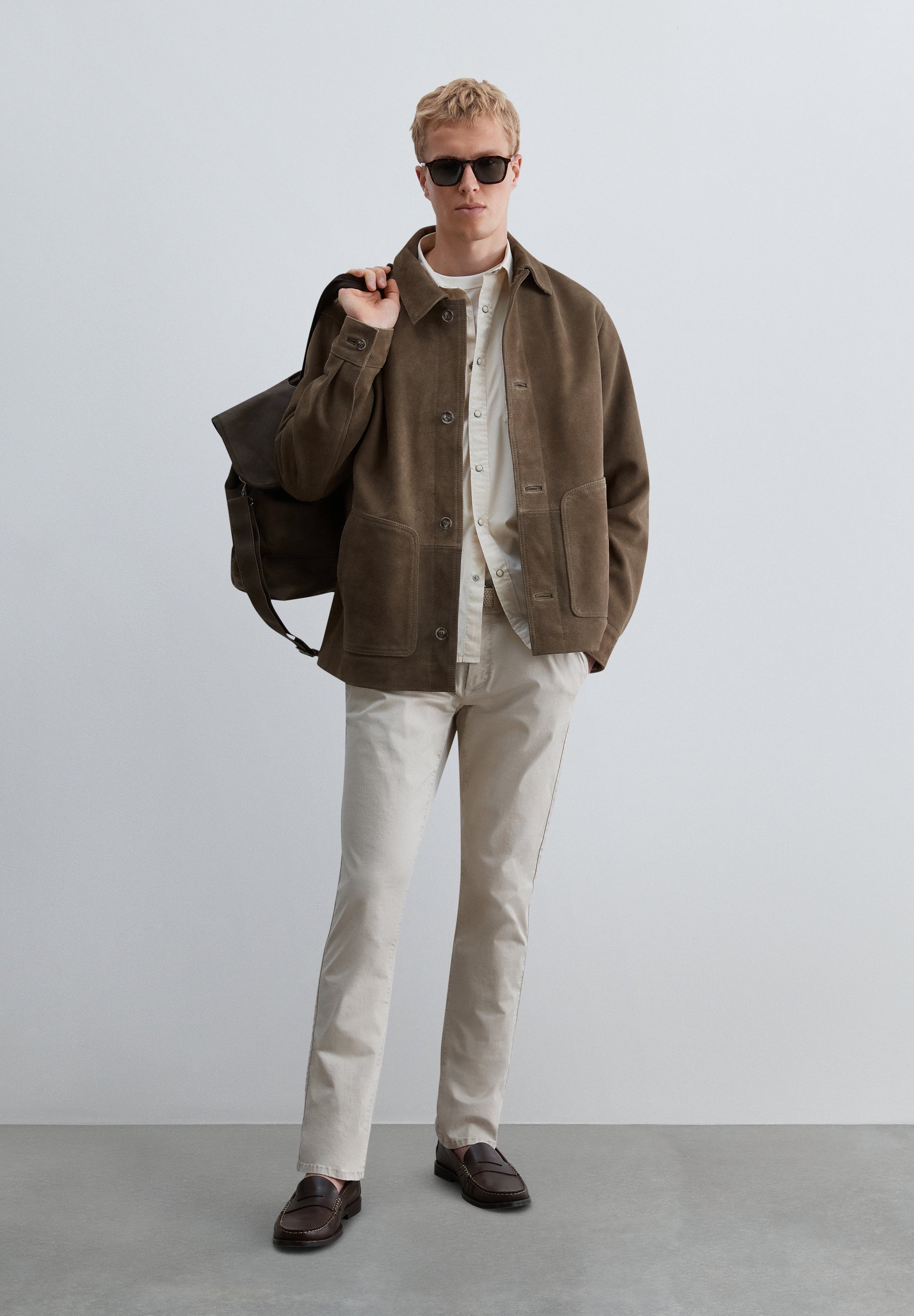 CALÇAS CHINO REGULAR FIT