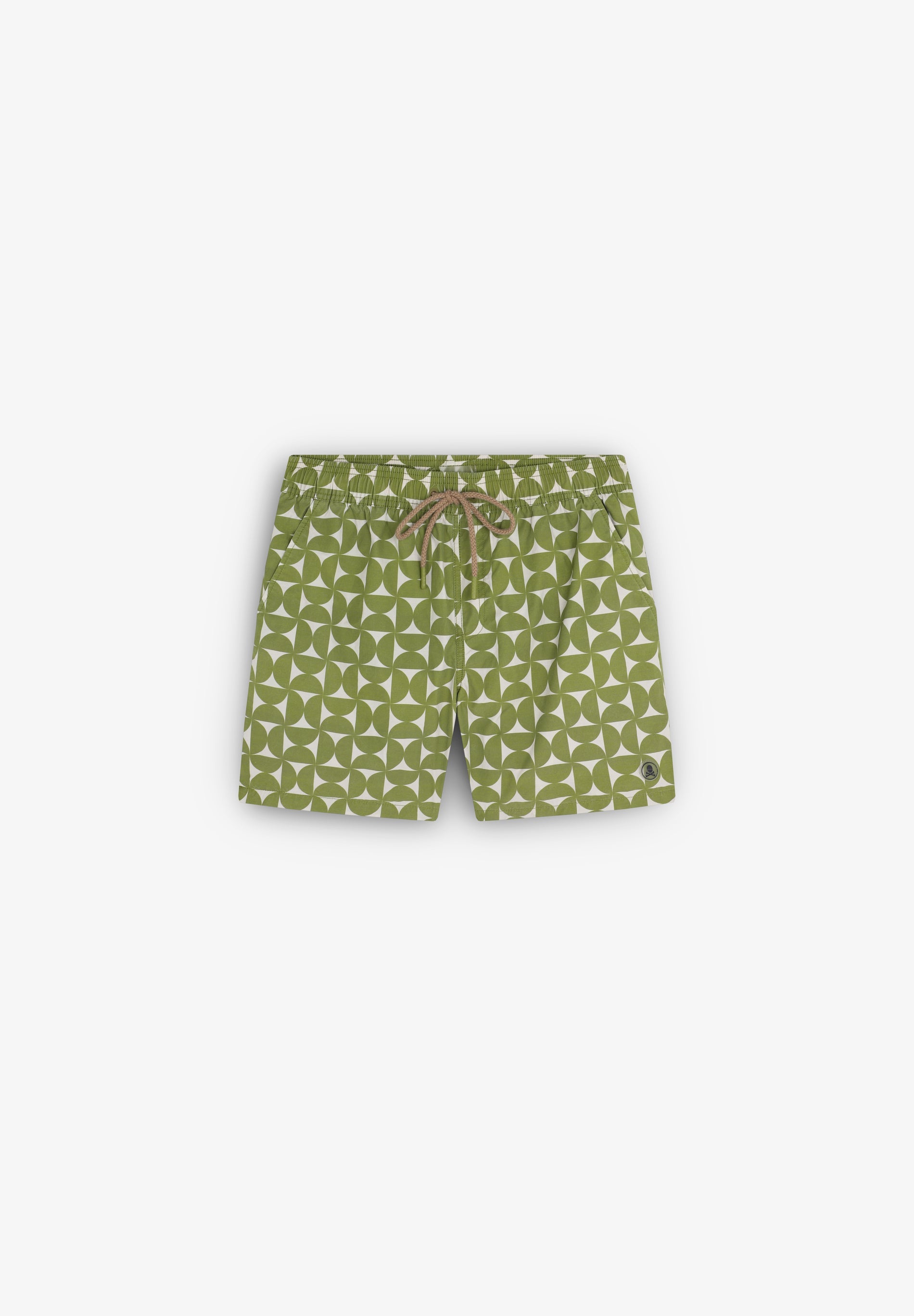 FATO DE BANHO COM ESTAMPADO GEOMÉTRICO
