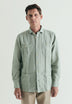 CAMISA TIPO CASACO SAFARI EM LINHO
