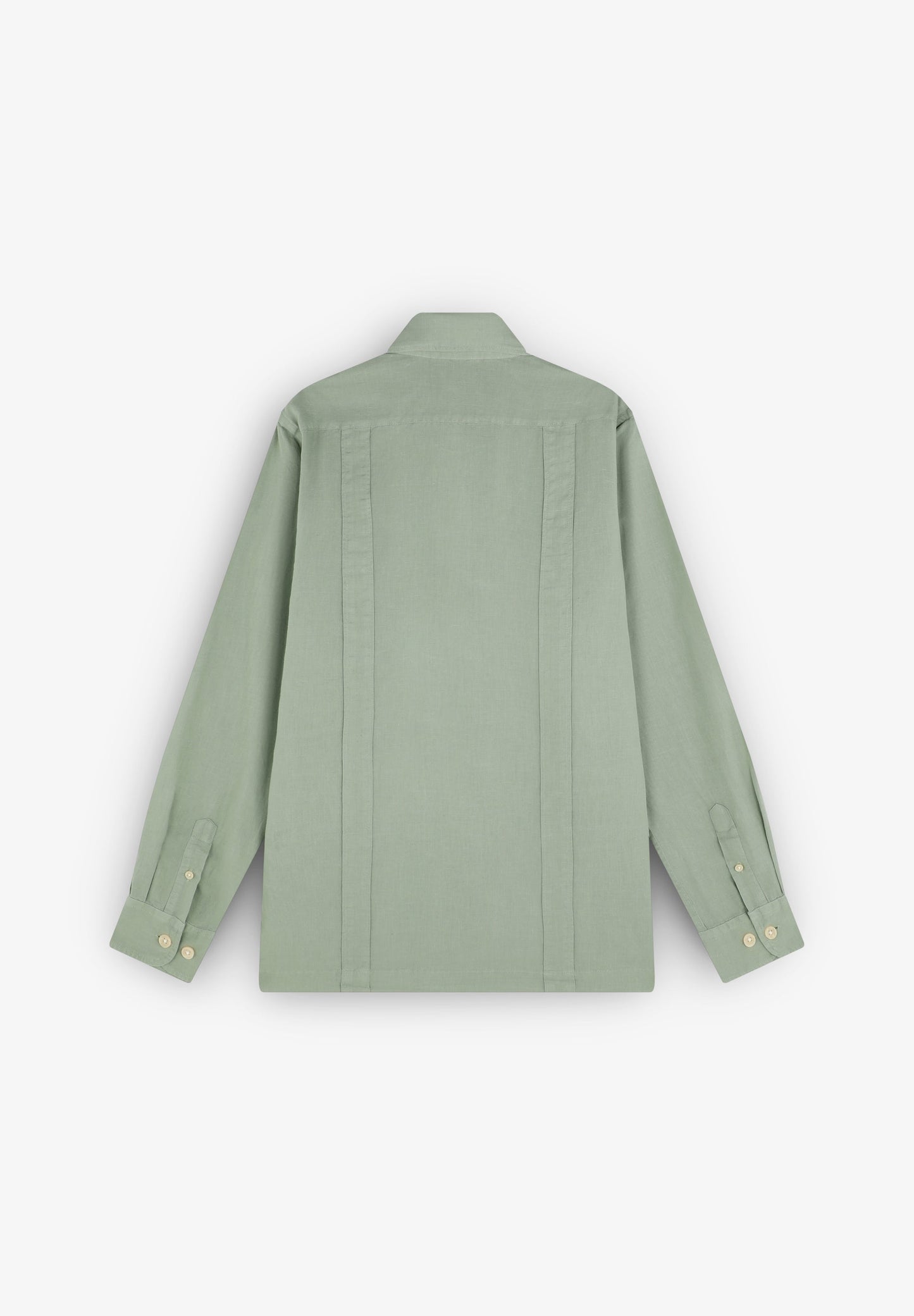 CAMISA TIPO CASACO SAFARI EM LINHO