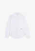 CAMISA DE RISCAS COM GOLA MAO