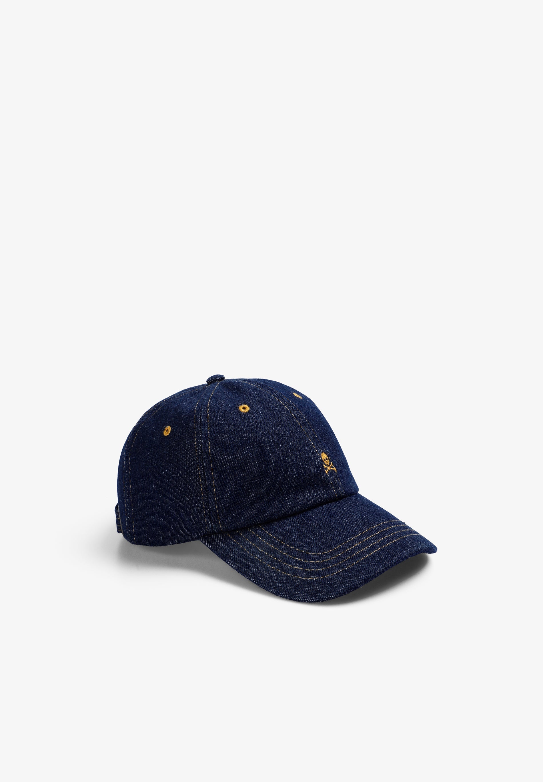 BONÉ DENIM EM CONTRASTE