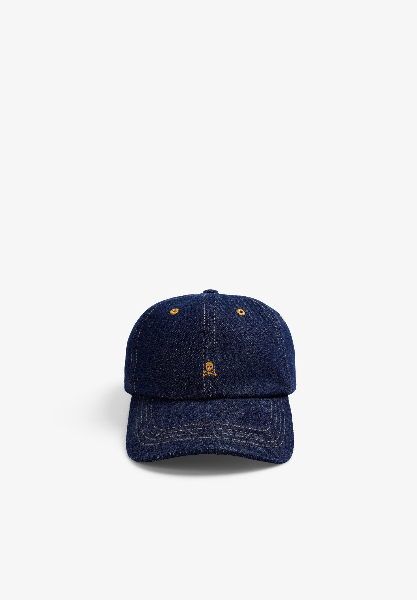 BONÉ DENIM EM CONTRASTE