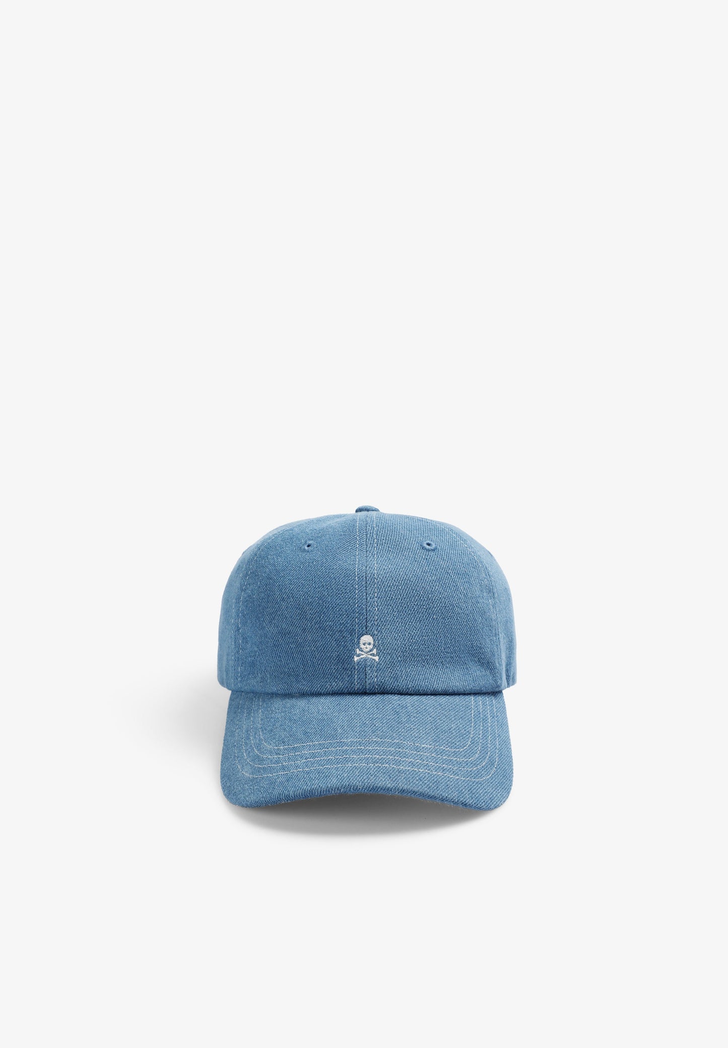 BONÉ DENIM EM CONTRASTE