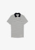CAMISA POLO ÀS RISCAS COM SKULL
