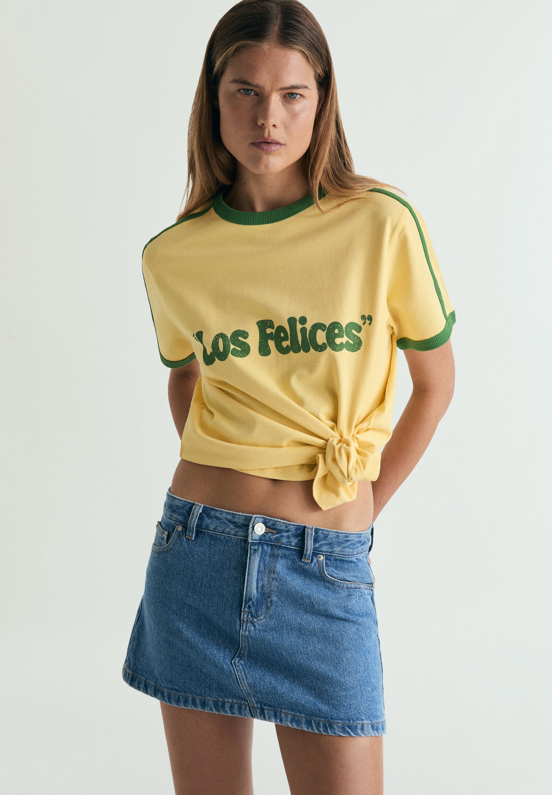 T-SHIRT NERVURAS EM CONTRASTE | LE CHIRINGUITO