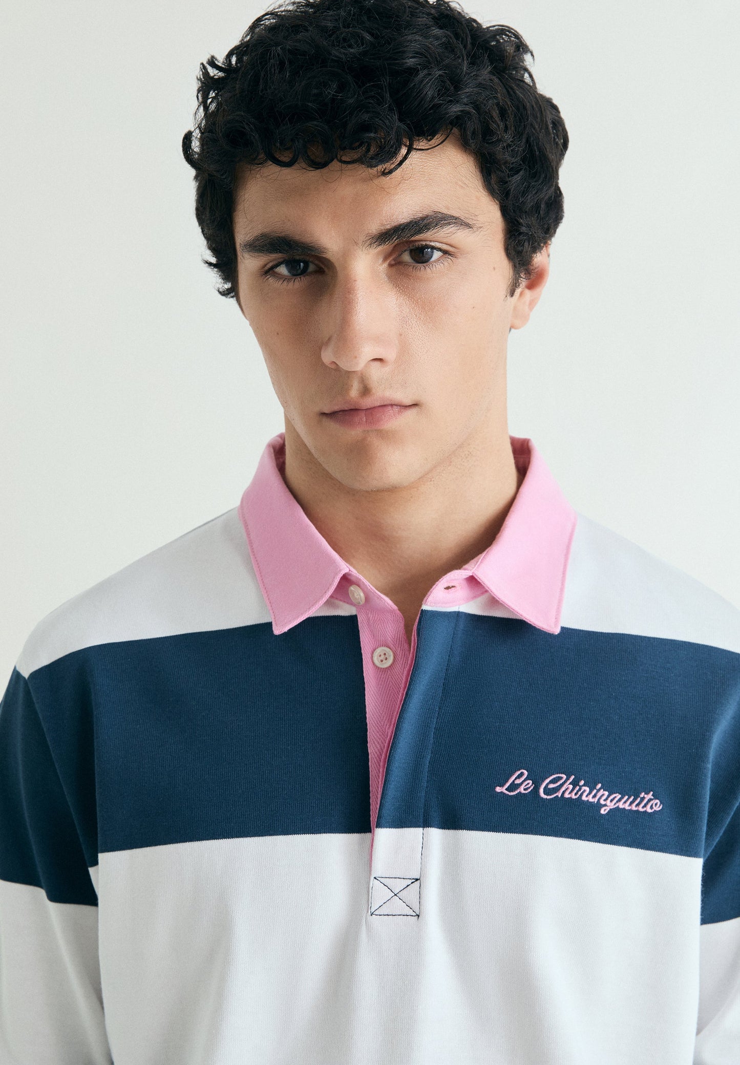 SWEATSHIRT CAMISA POLO EM CONTRASTE | LE CHIRINGUITO