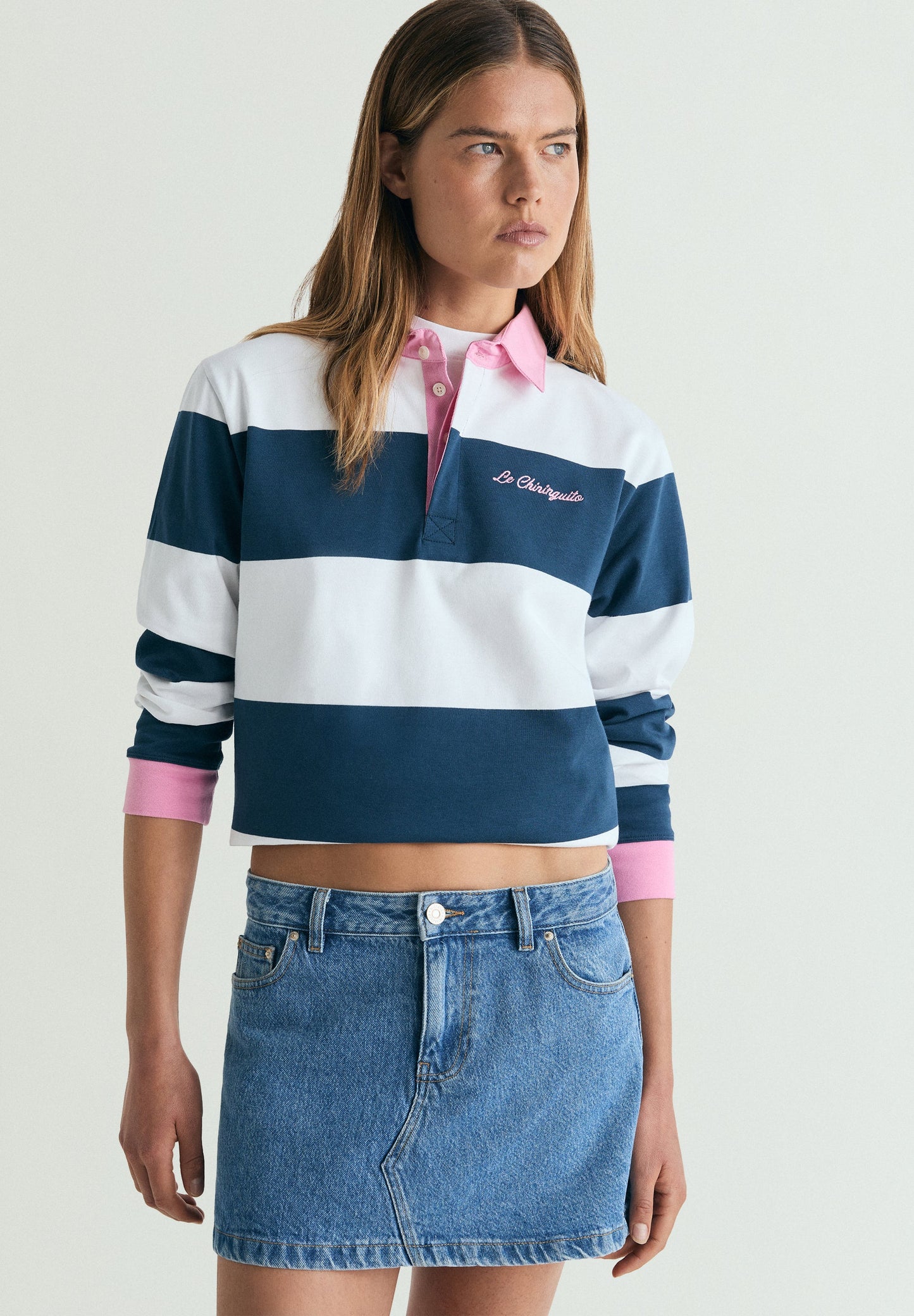 SWEATSHIRT CAMISA POLO EM CONTRASTE | LE CHIRINGUITO