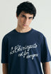 T-SHIRT COM PADRÃO EM CONTRASTE | LE CHIRINGUITO