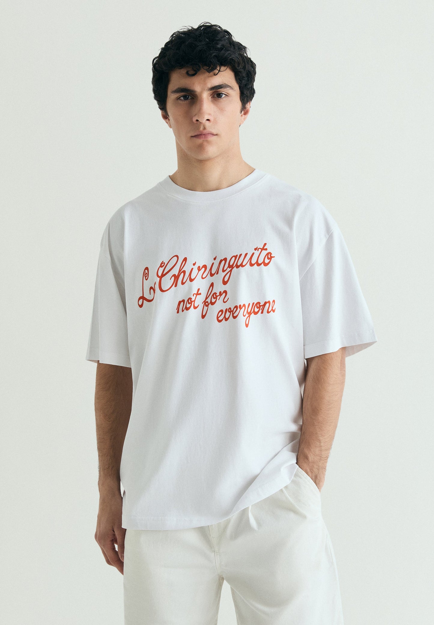 T-SHIRT COM PADRÃO EM CONTRASTE | LE CHIRINGUITO