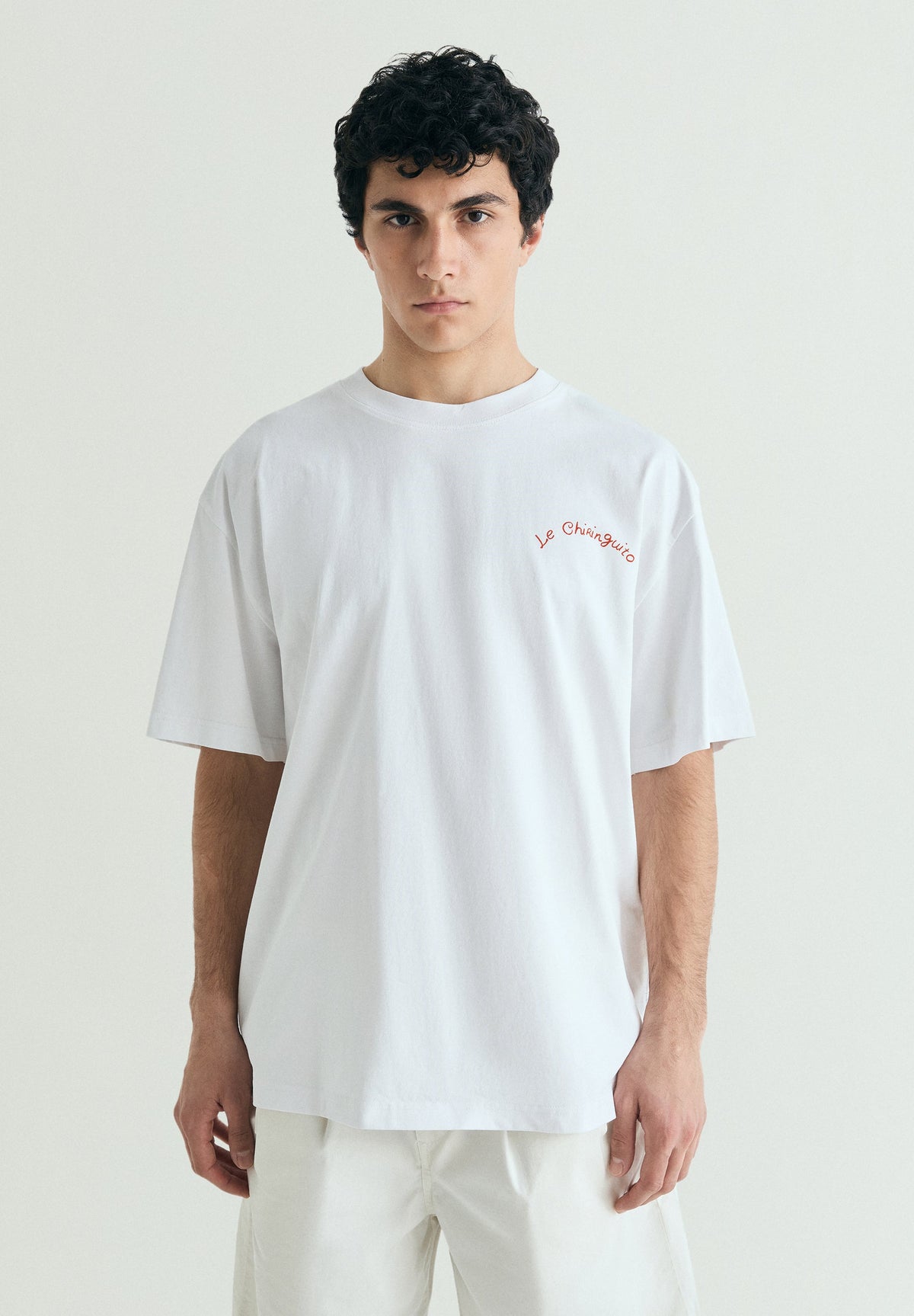 T-SHIRT COM PADRÃO EM CONTRASTE | LE CHIRINGUITO