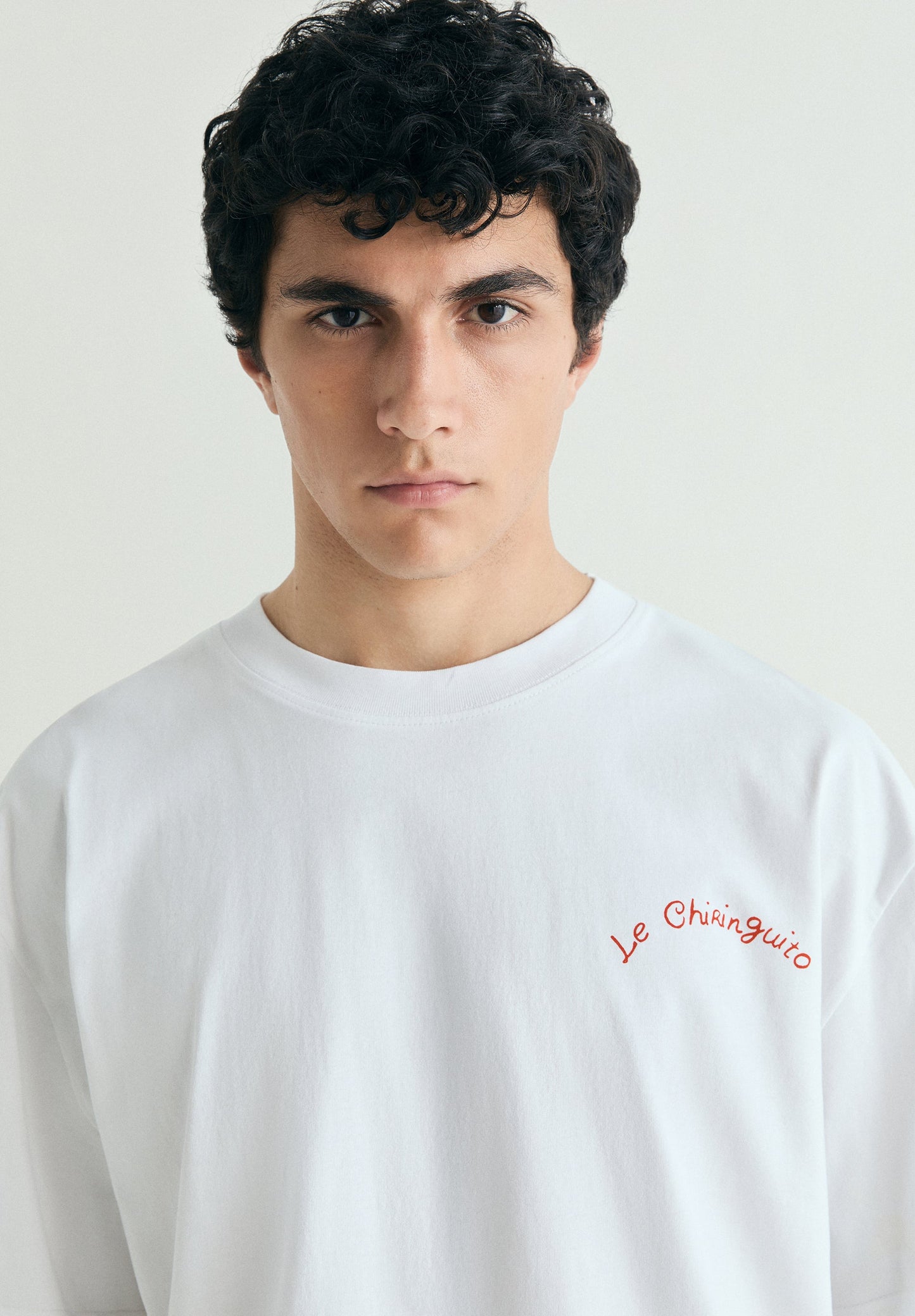 T-SHIRT COM PADRÃO EM CONTRASTE | LE CHIRINGUITO