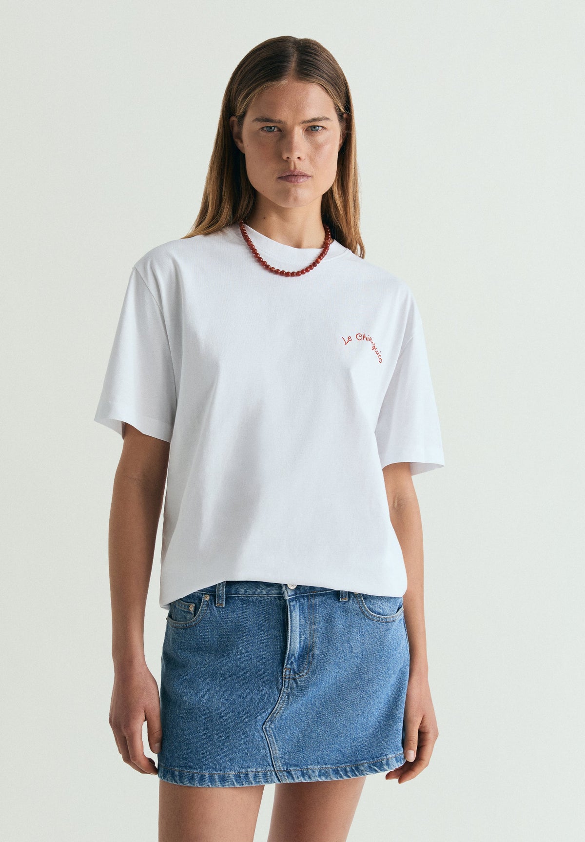 T-SHIRT COM PADRÃO EM CONTRASTE | LE CHIRINGUITO