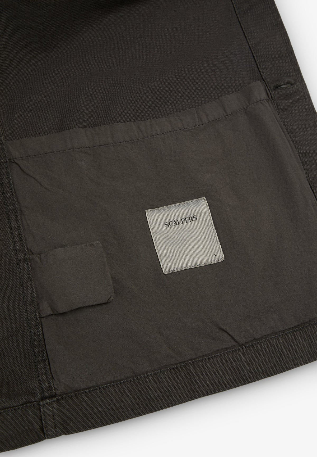 CAMISA COMPRIDA COM BOLSOS DESBOTADA