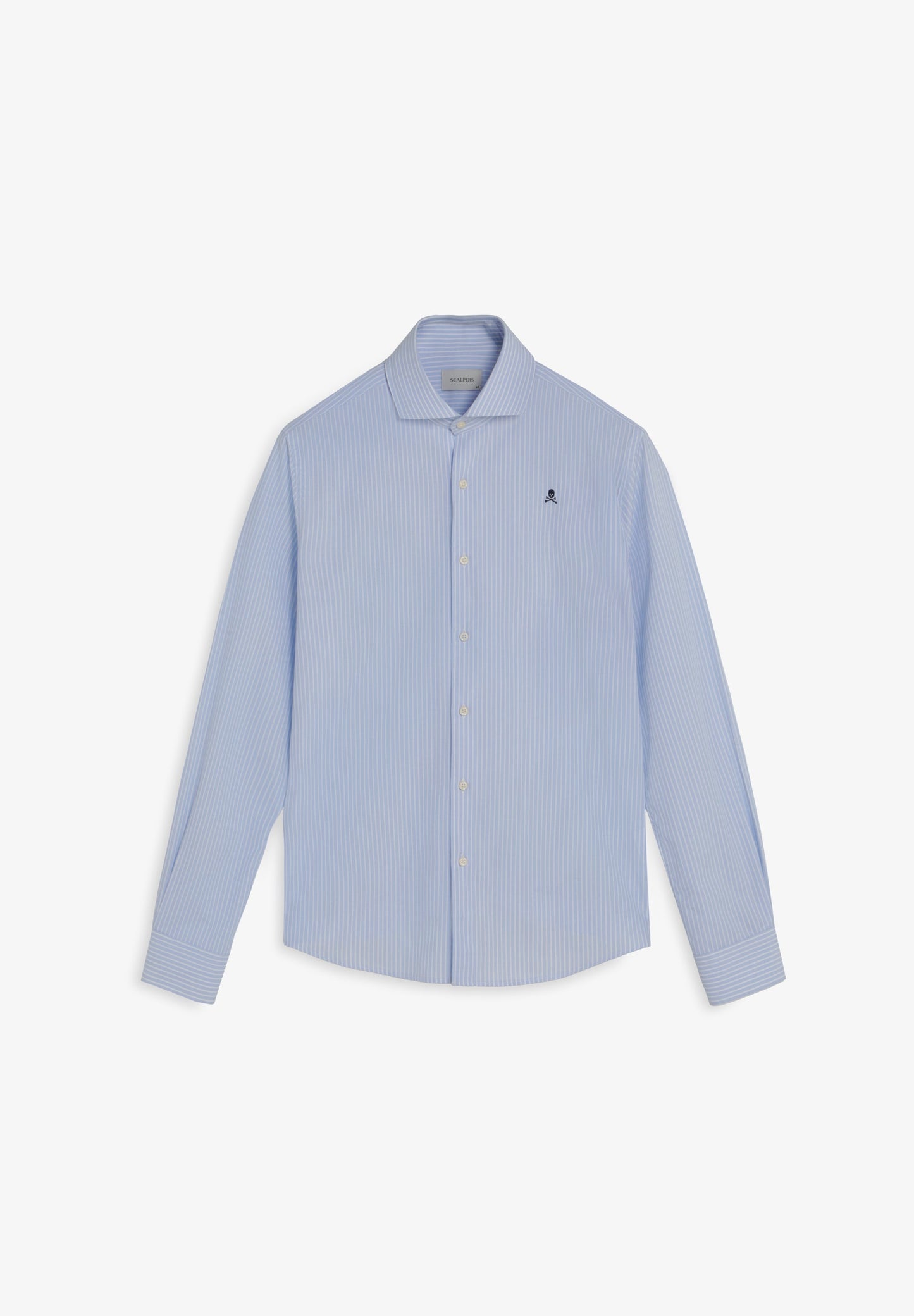 CAMISA ÀS RISCAS EM ALGODÃO