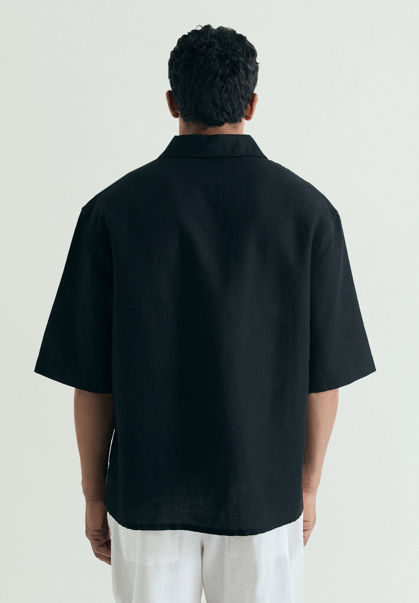 CAMISA POLO EM ALGODÃO E LINHO