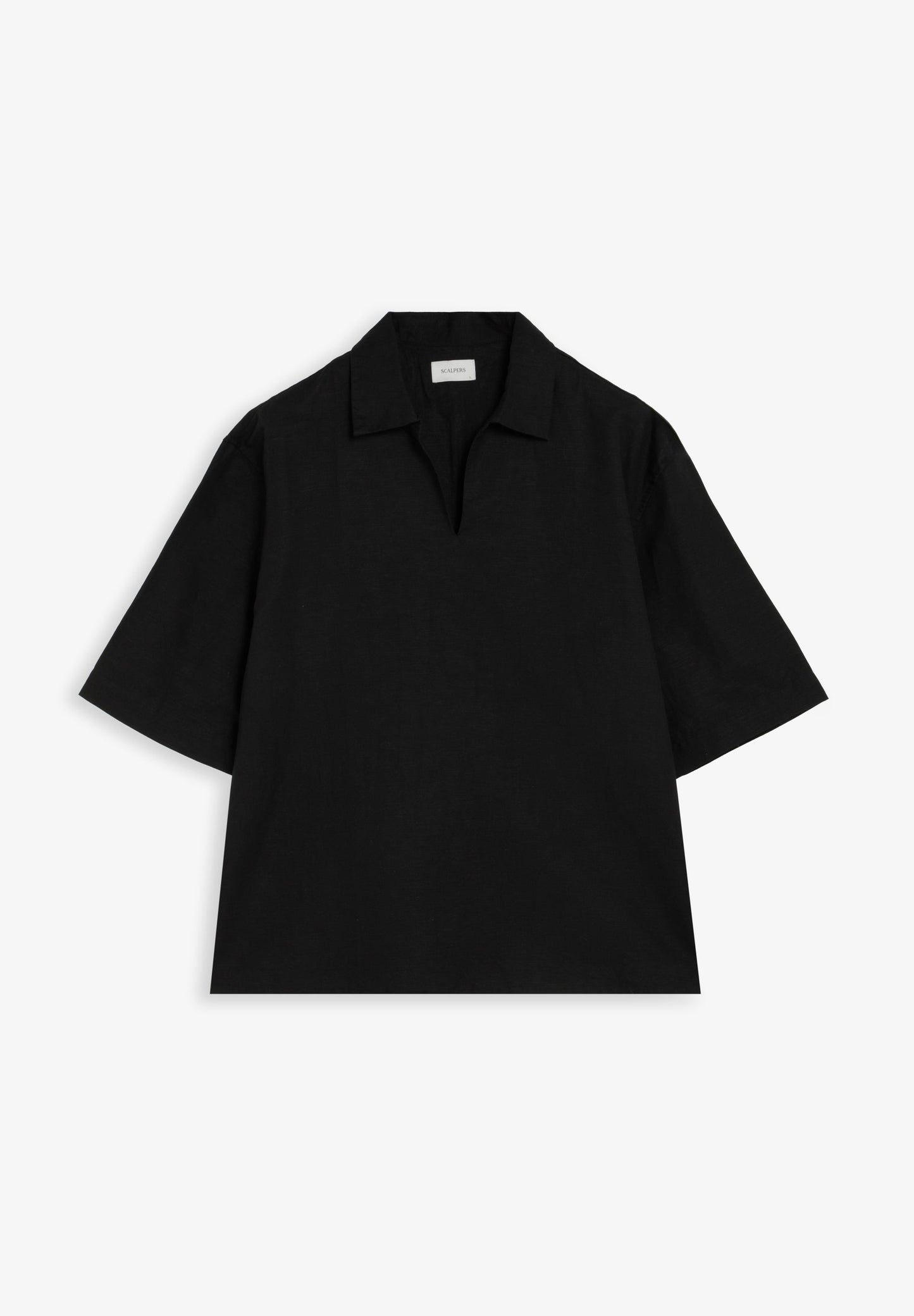 CAMISA POLO EM ALGODÃO E LINHO