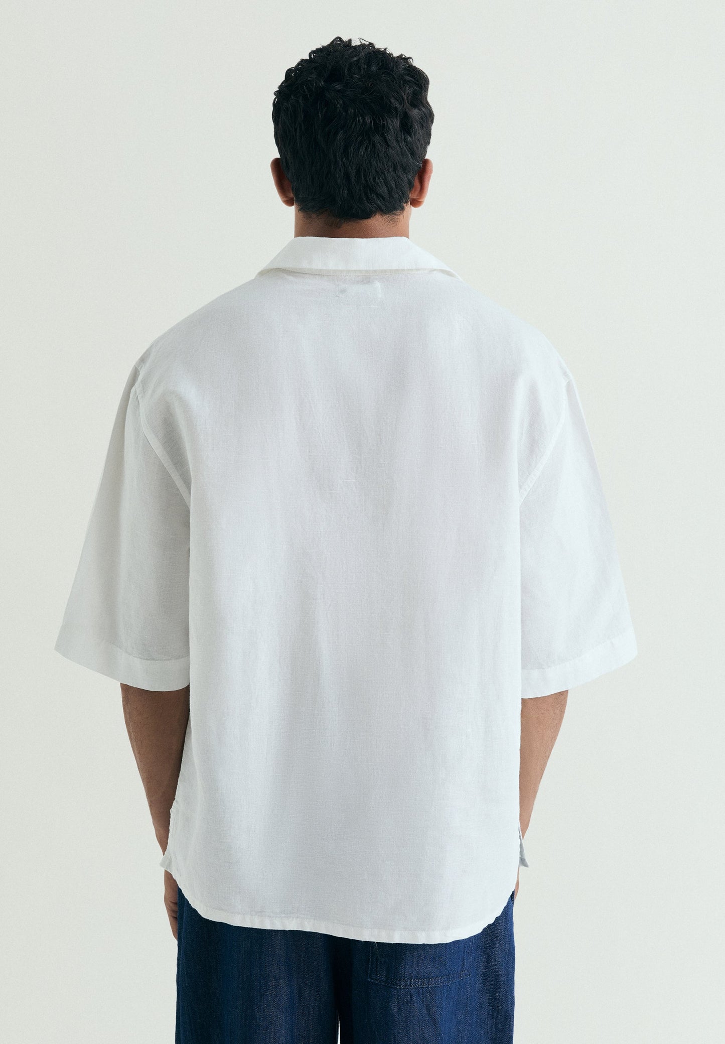 CAMISA POLO EM ALGODÃO E LINHO