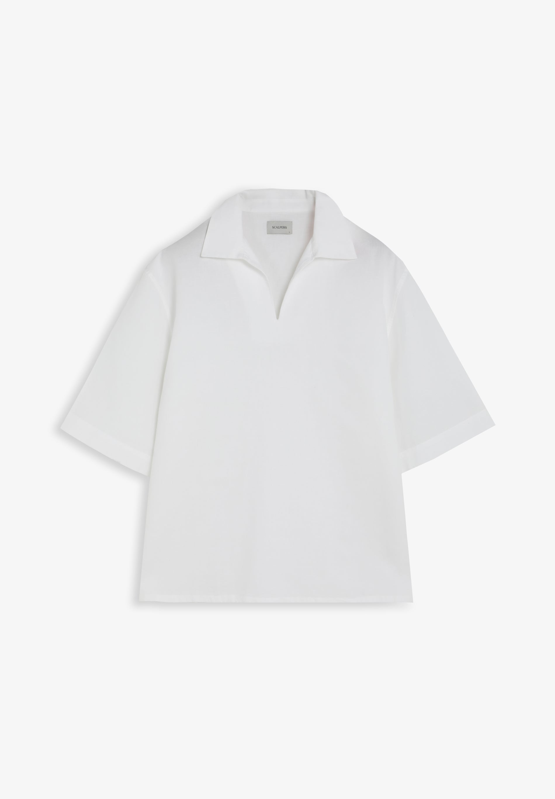 CAMISA POLO EM ALGODÃO E LINHO