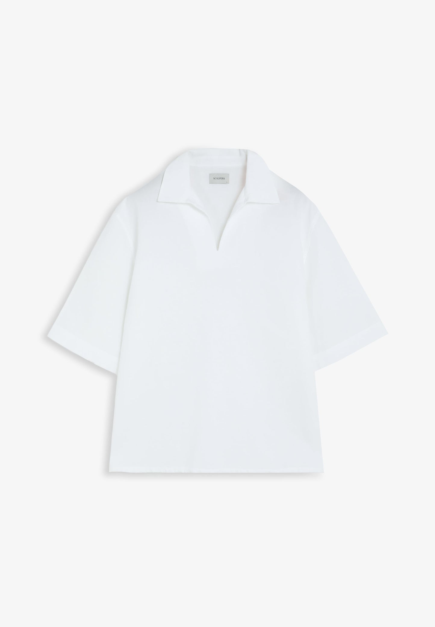 CAMISA POLO EM ALGODÃO E LINHO
