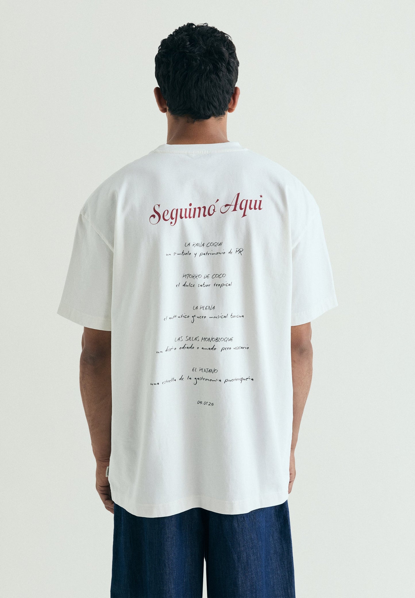 T-SHIRT COM ESTAMPADO DE PORTO RICO
