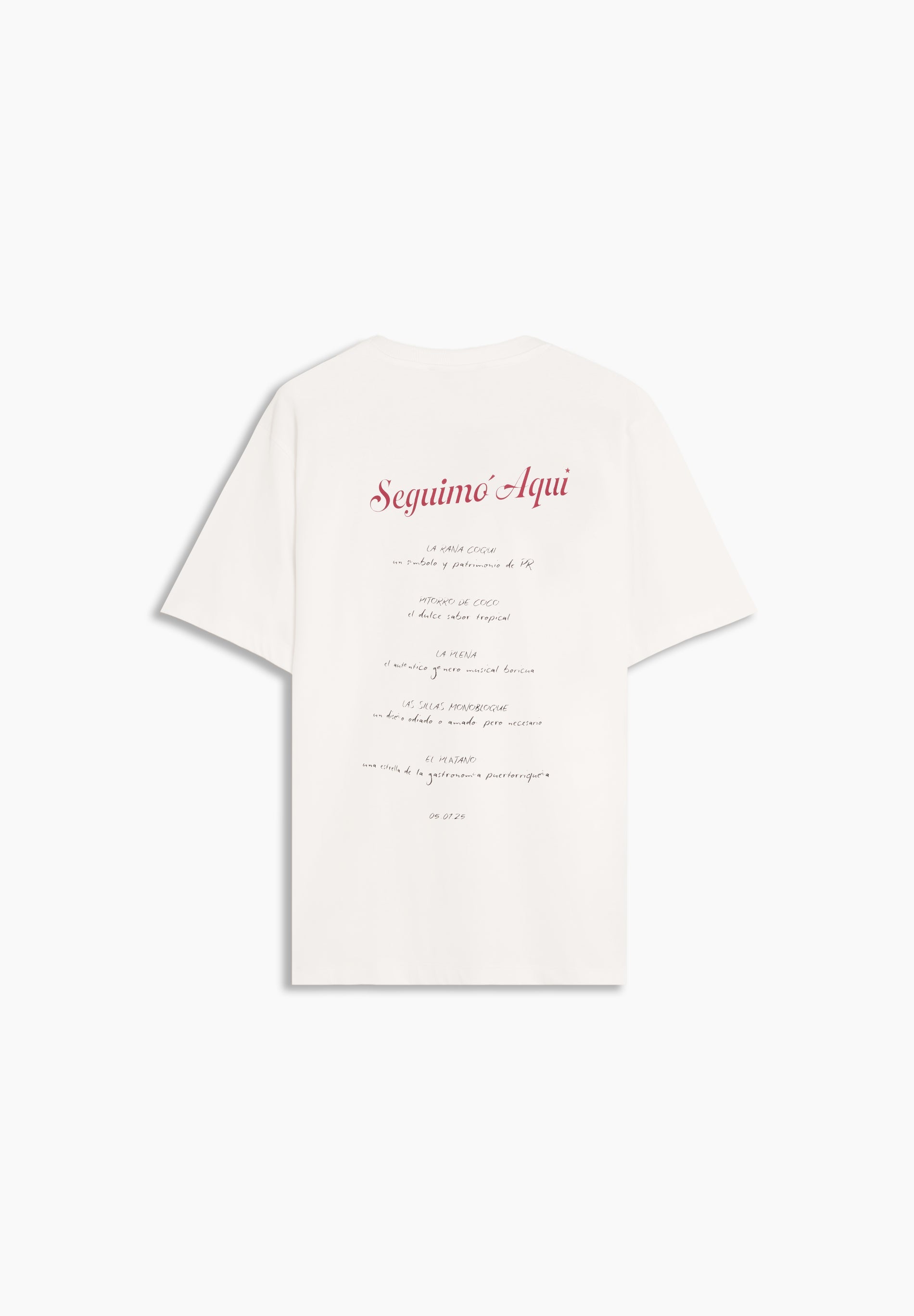 T-SHIRT COM ESTAMPADO DE PORTO RICO