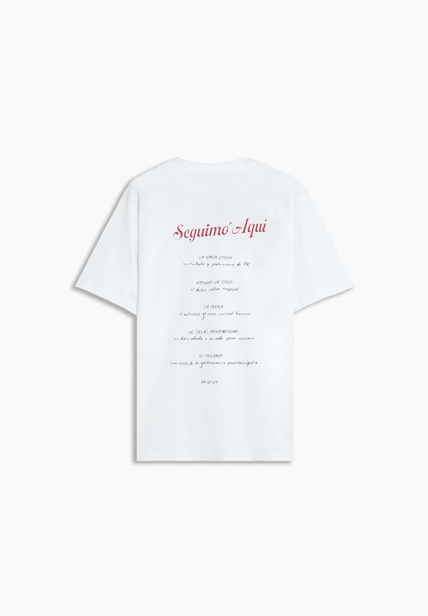 T-SHIRT COM ESTAMPADO DE PORTO RICO