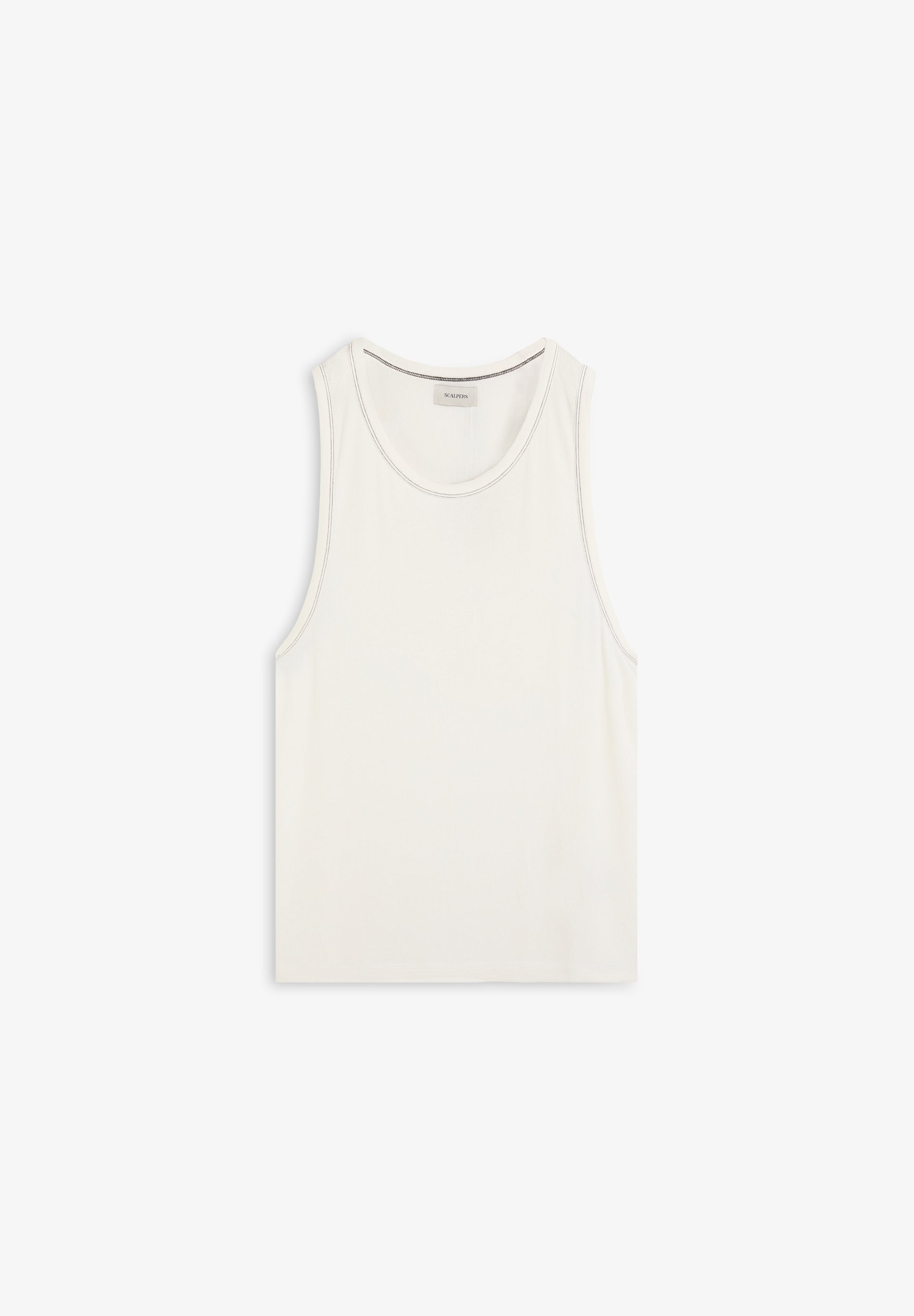 TANK TOP COM COSTURAS EM CONTRASTE