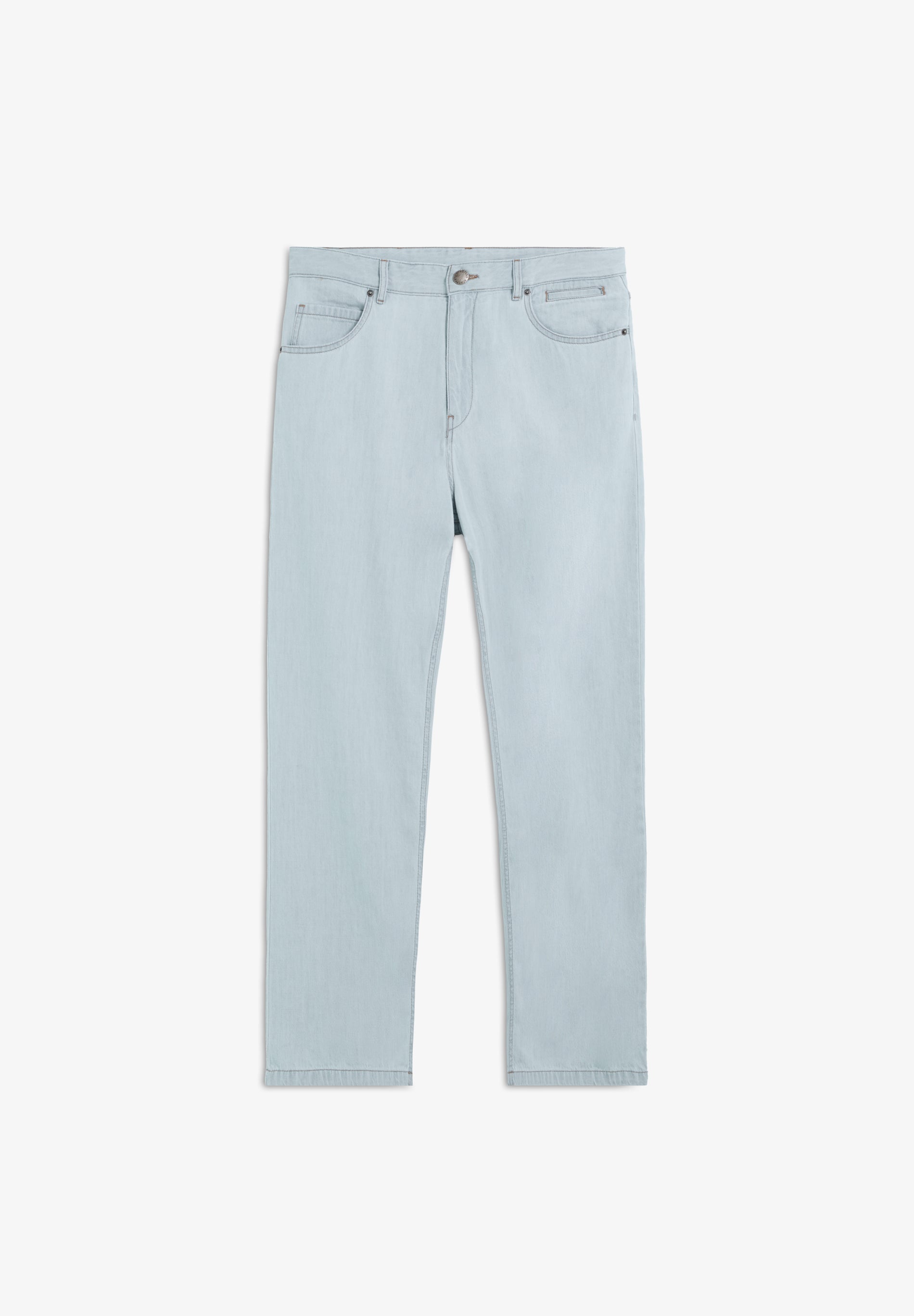 JEANS EM DENIM LEVE DE ALGODÃO