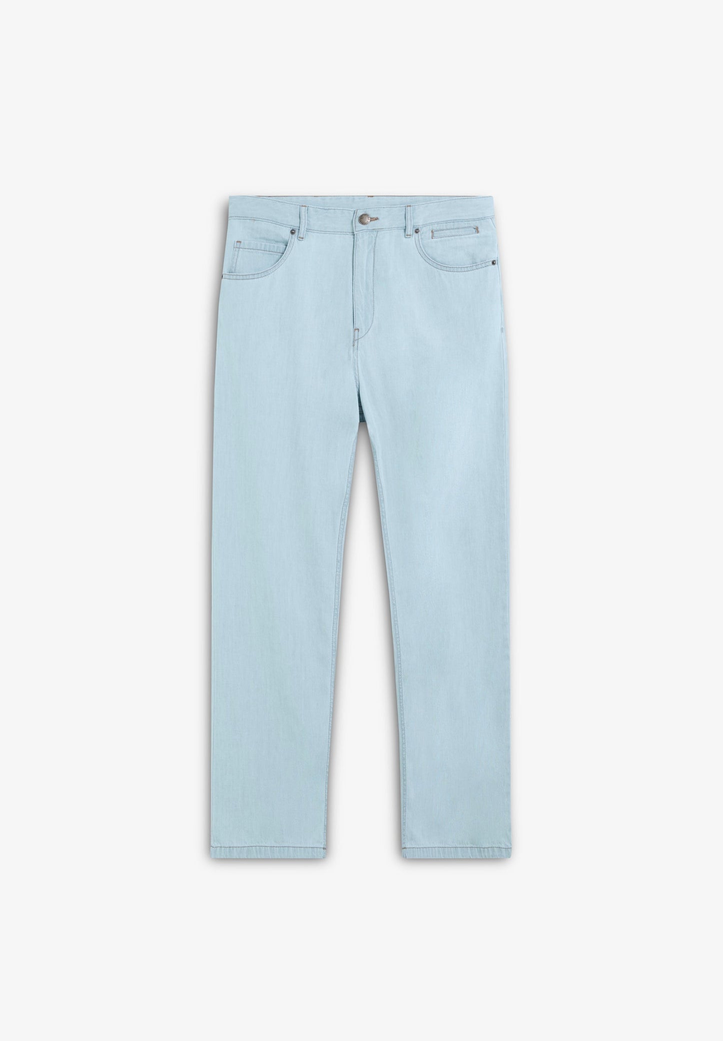 JEANS EM DENIM LEVE DE ALGODÃO