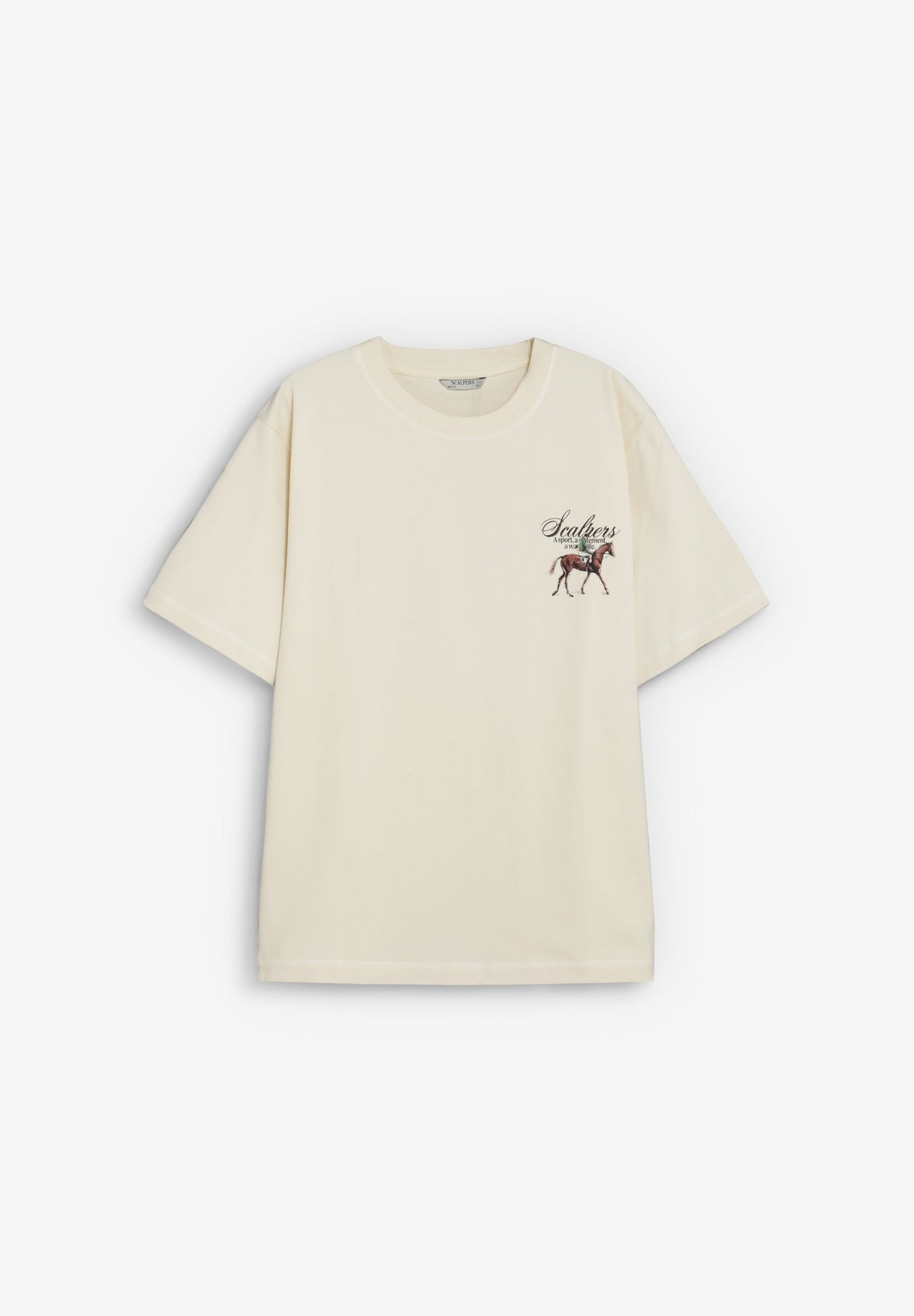 T-SHIRT COM PADRÃO HEAVY JERSEY