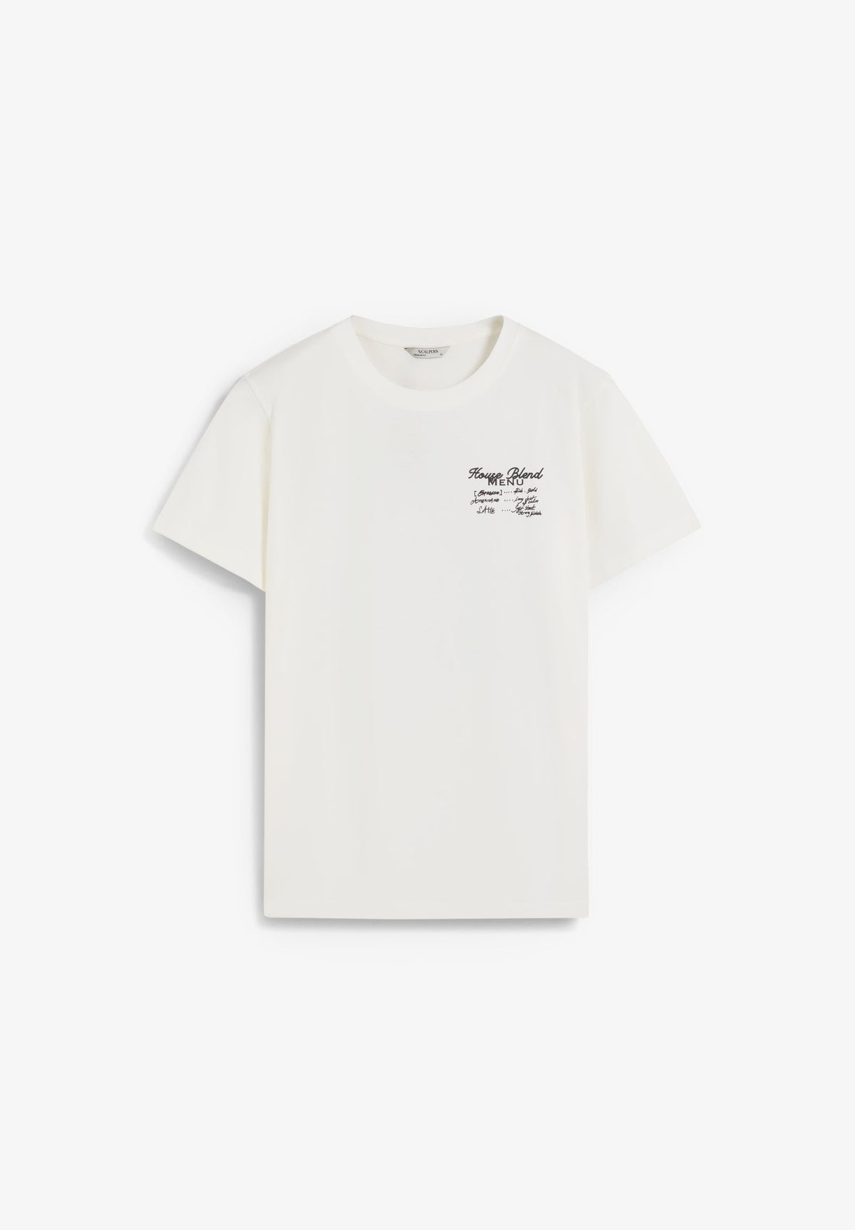 T-SHIRT COM PADRÃO COFFEE STORE