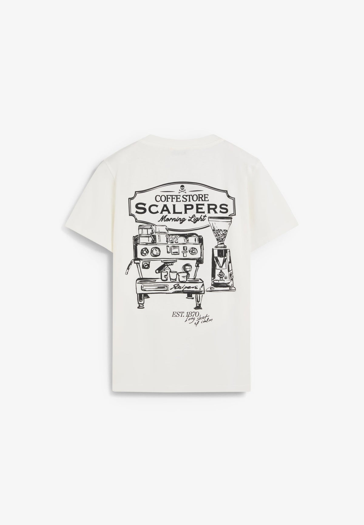 T-SHIRT COM PADRÃO COFFEE STORE