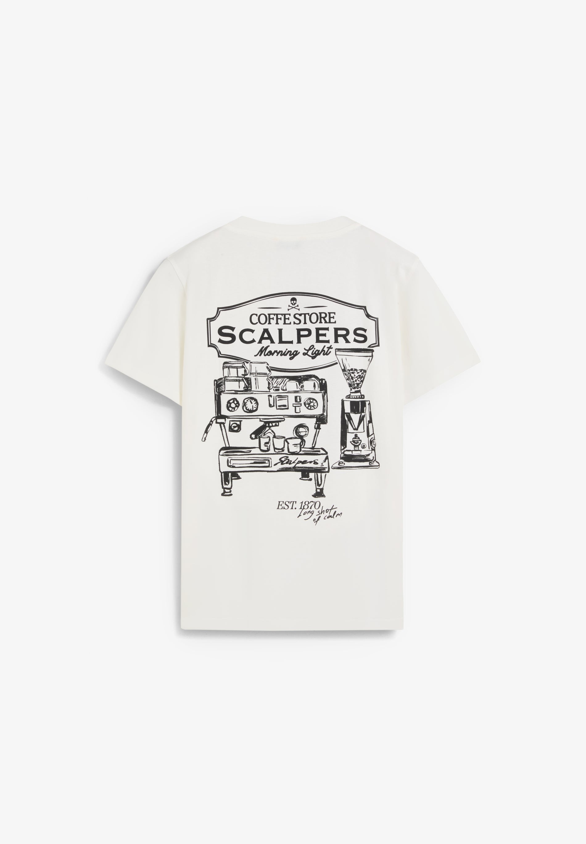 T-SHIRT COM PADRÃO COFFEE STORE