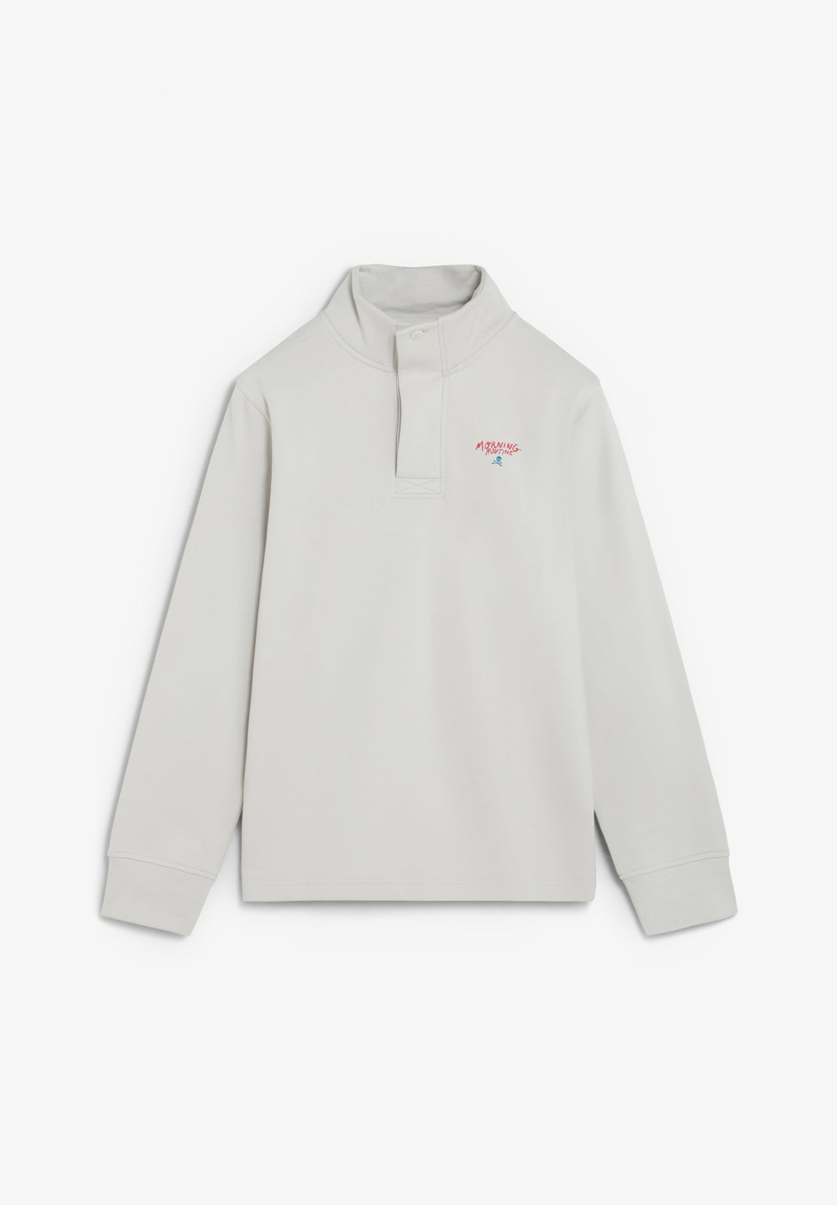 SWEATSHIRT COM PADRÃO E GOLA ALTA