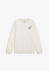 SWEATSHIRT COM PADRÃO EM CONTRASTE