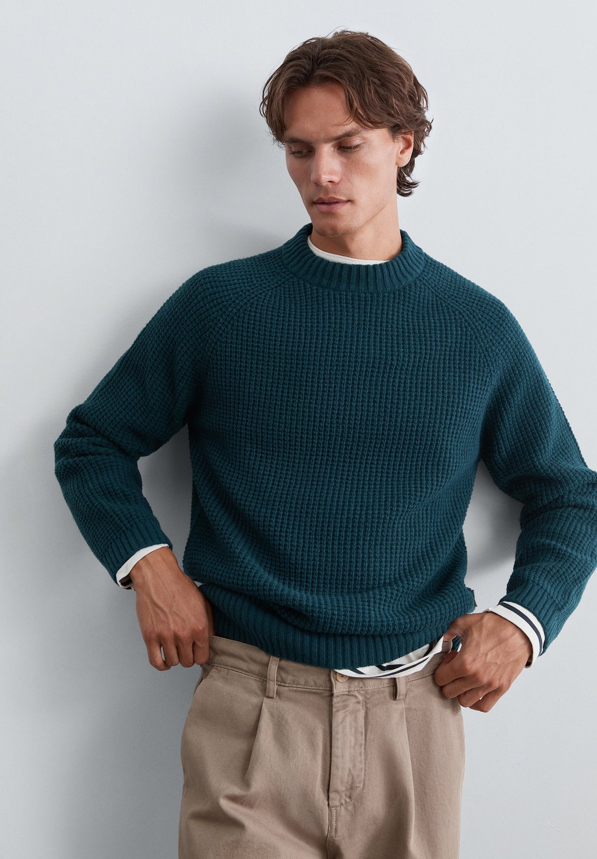 SWEATER DE MALHA WAFFLE