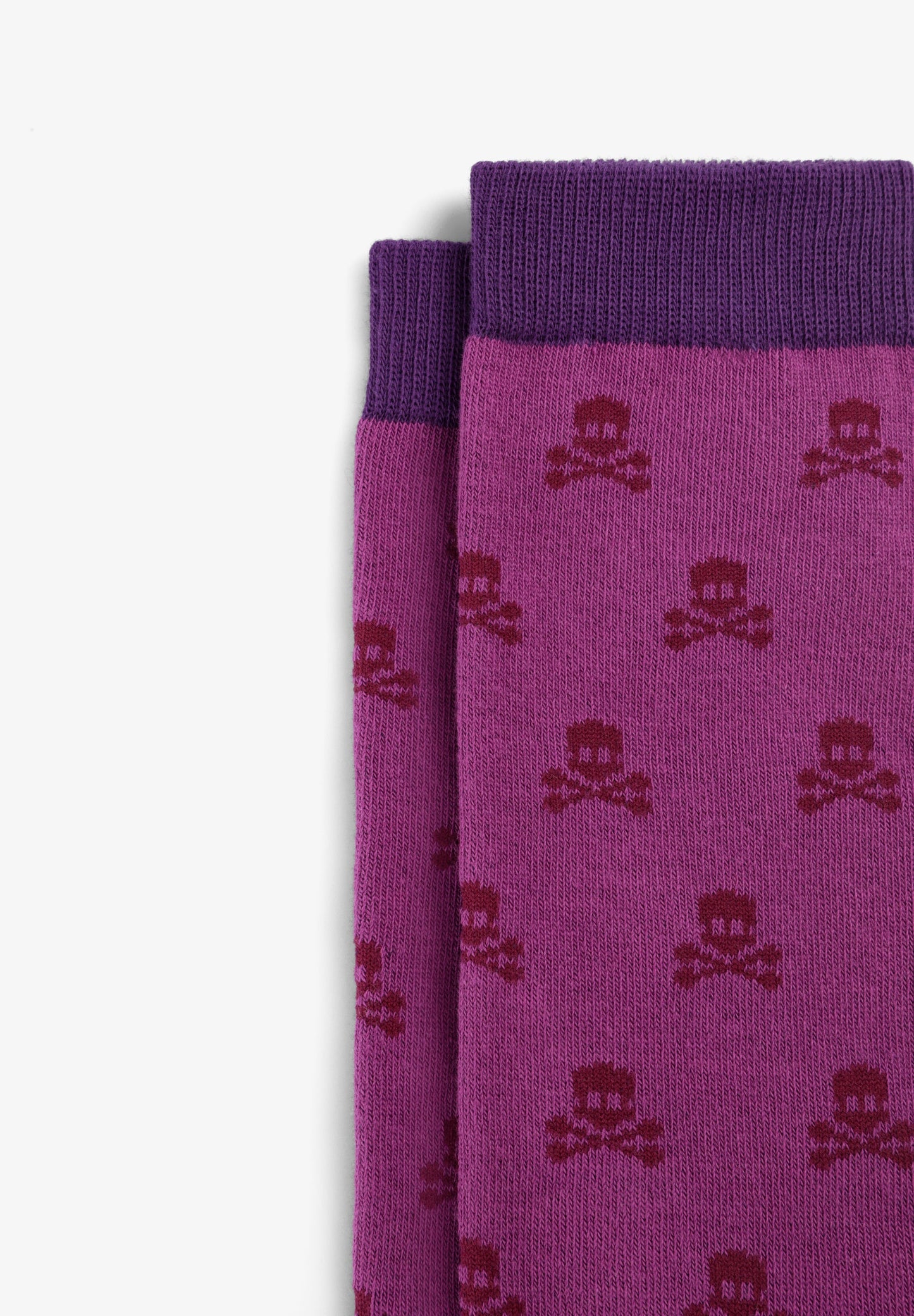 MEIAS COM PADRÃO DE SKULLS