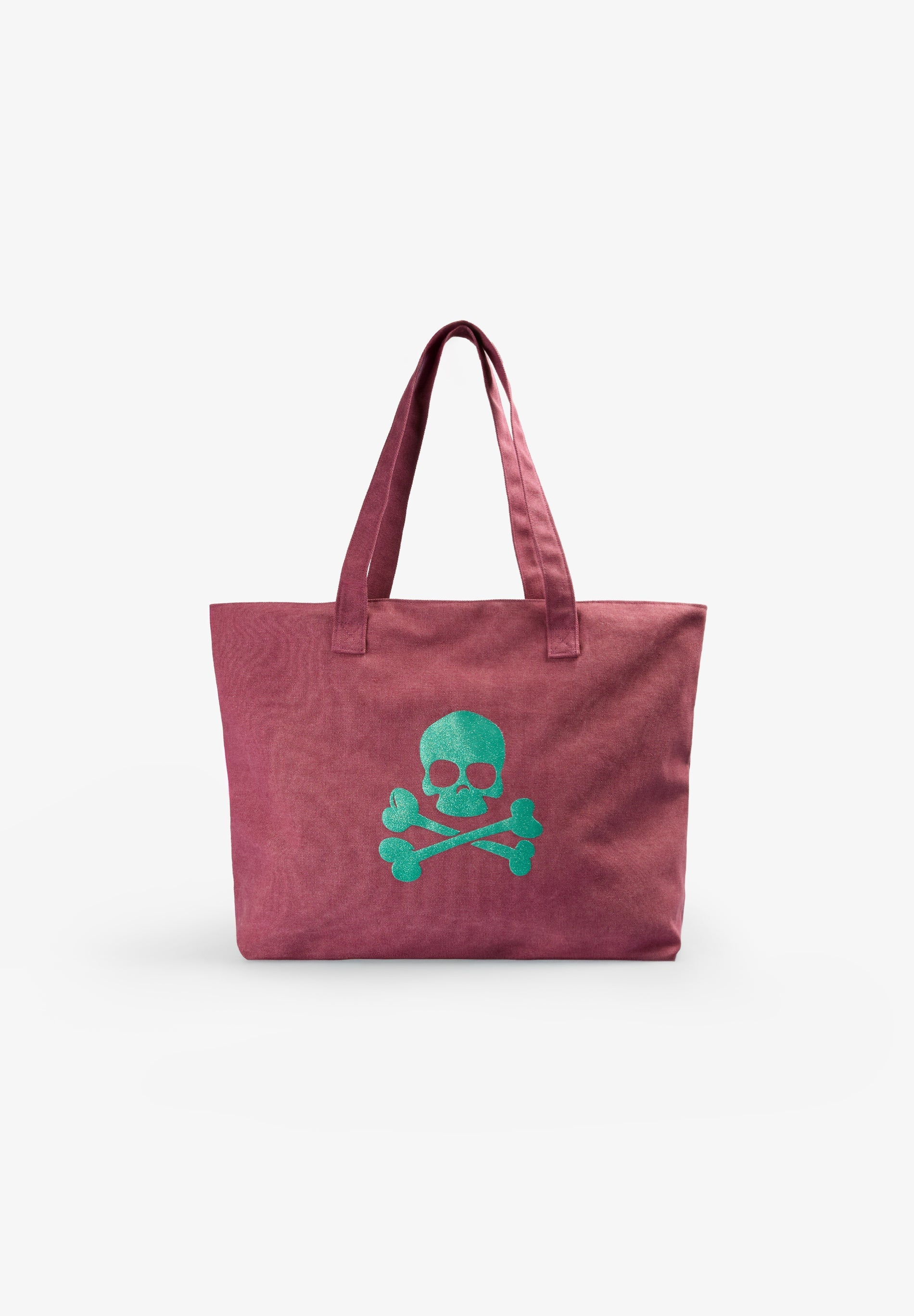 SACO SHOPPER CAVEIRA COM GLITTER