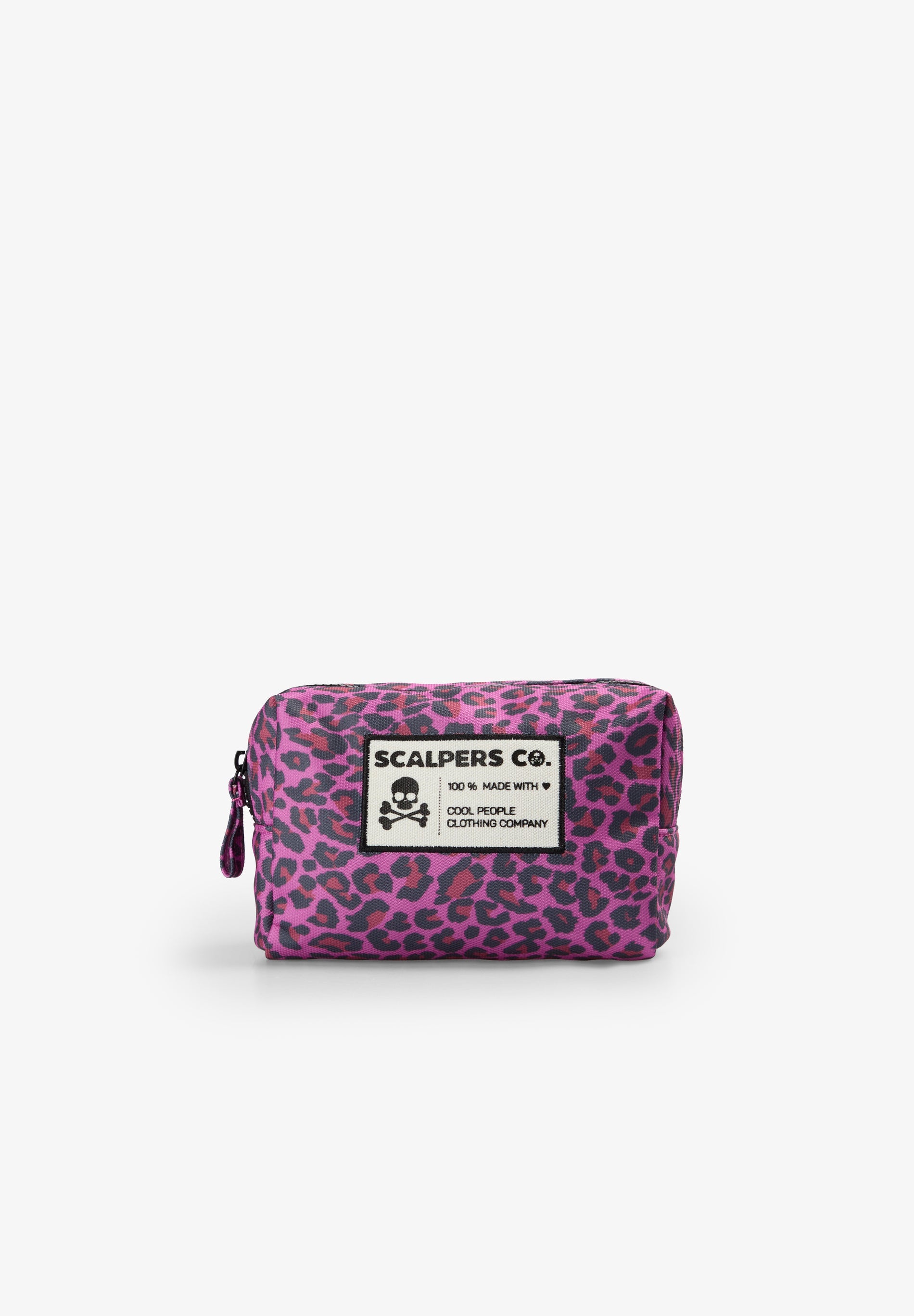 NECESSAIRE ESTAMPADO ANIMAL REMENDO FRONTAL