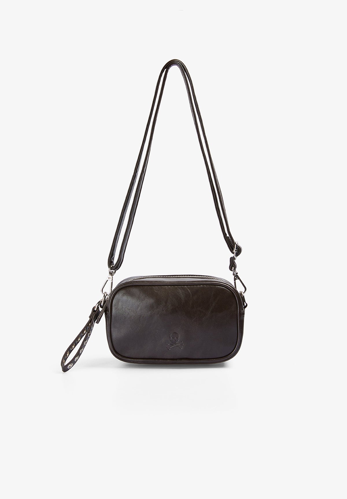 BOLSA A TIRACOLO EFEITO PELE