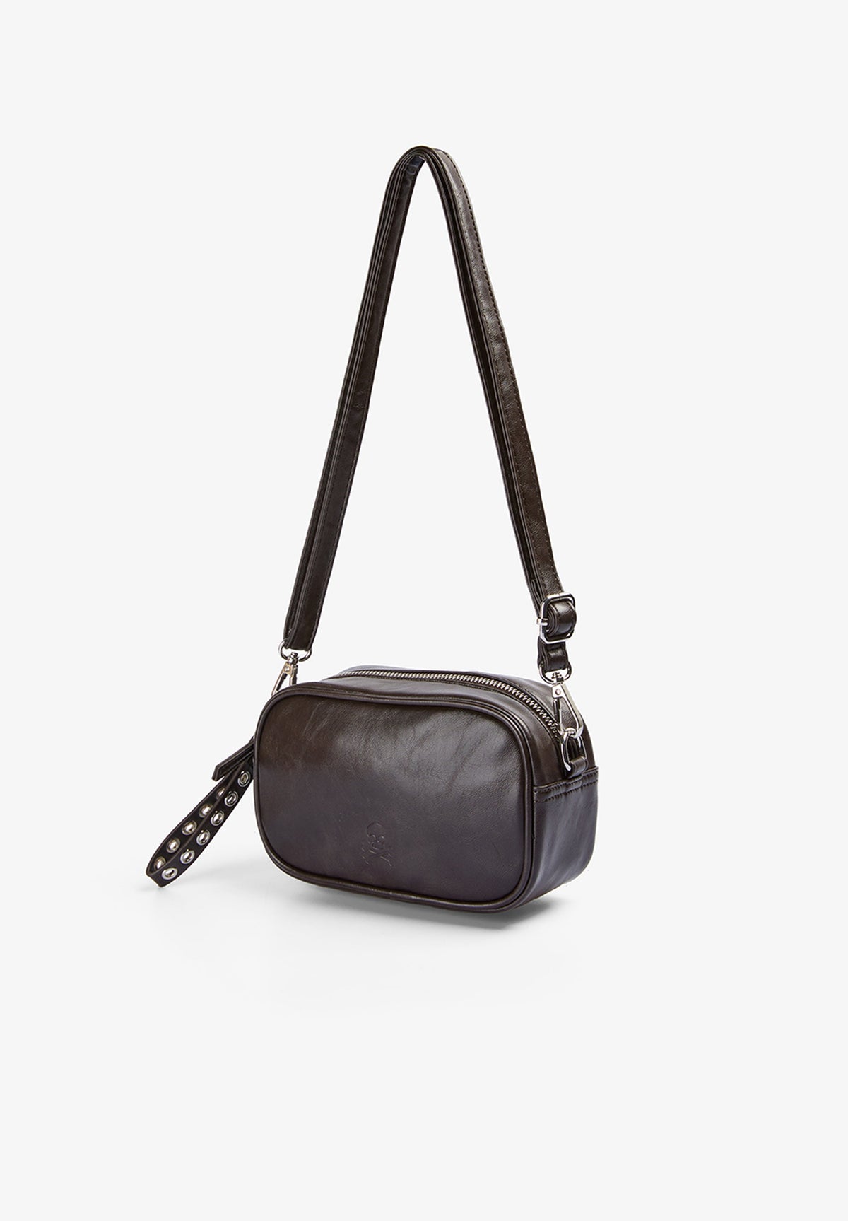 BOLSA A TIRACOLO EFEITO PELE