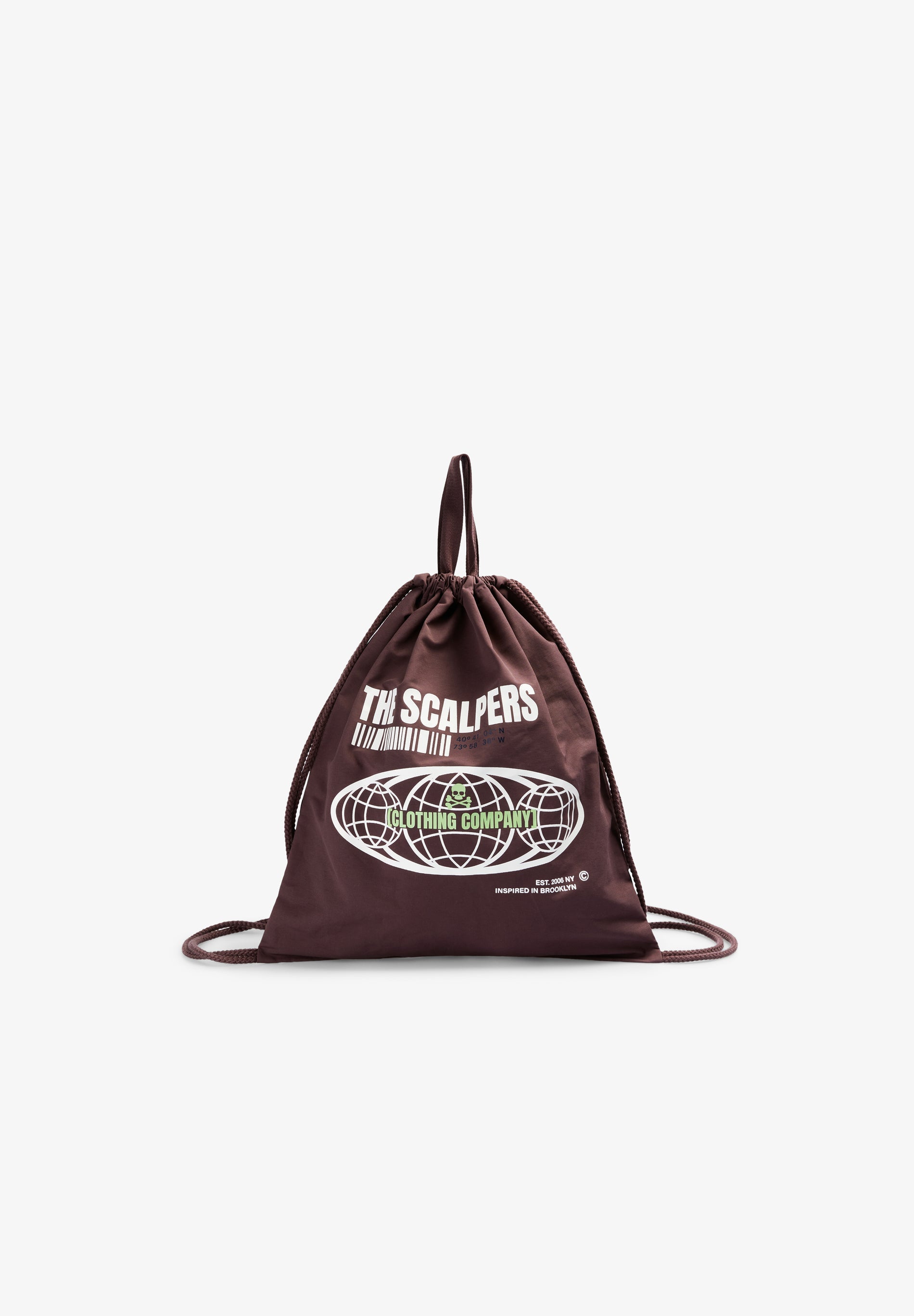 MOCHILA SACO COM PADRÃO FRONTAL