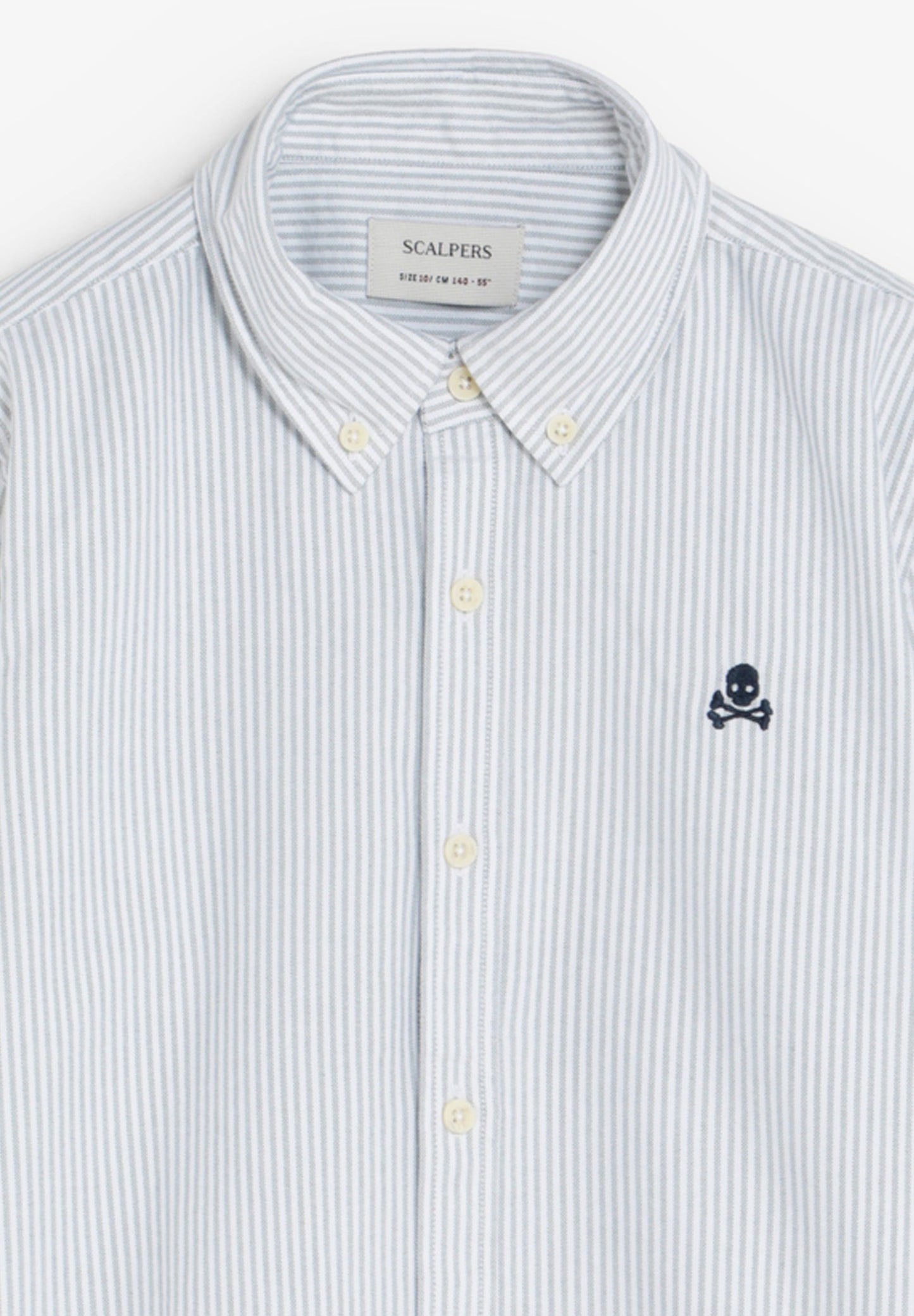 CAMISA OXFORD ÀS RISCAS