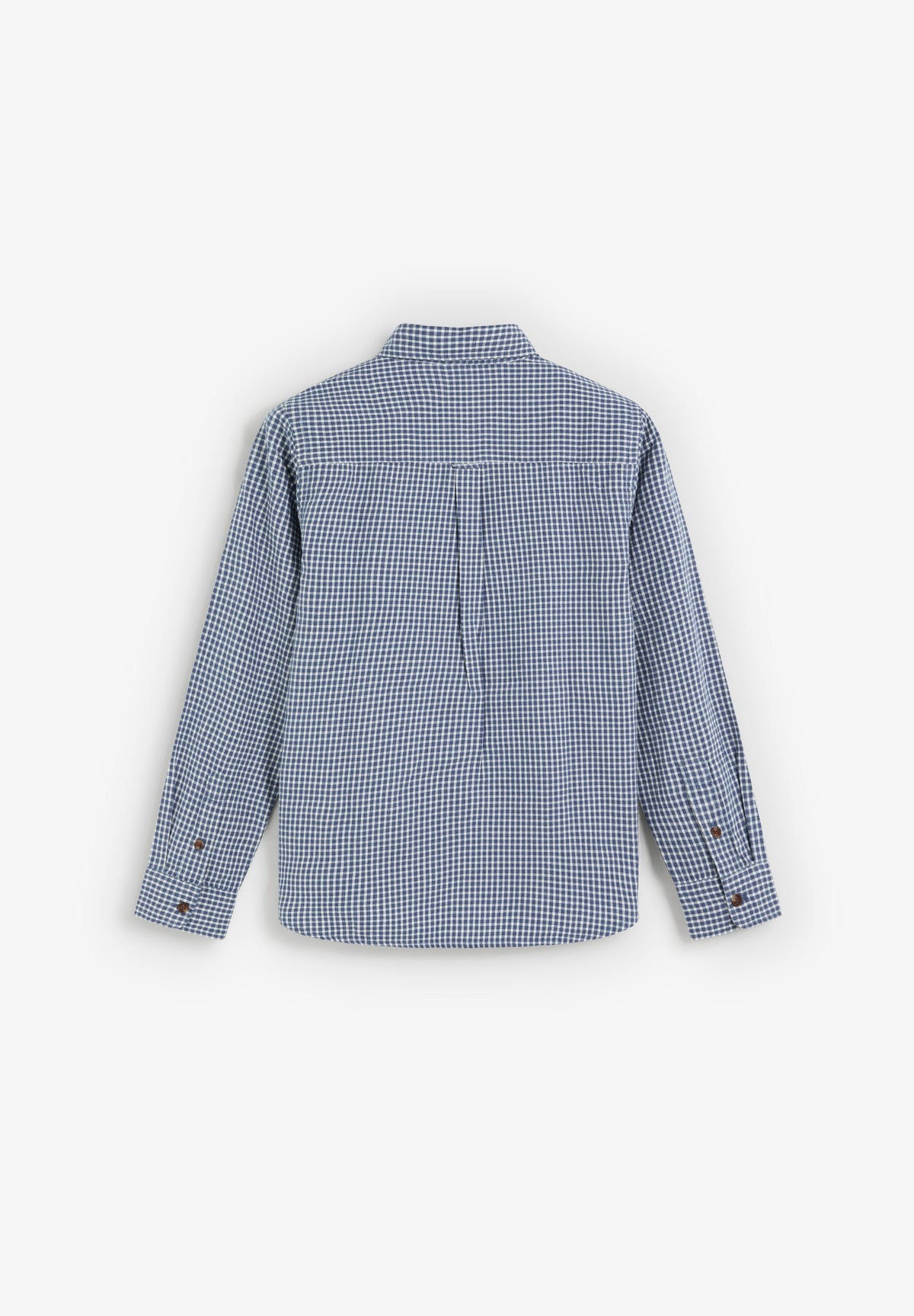 CAMISA DE XADREZ COM DECOTE DE BOTÕES