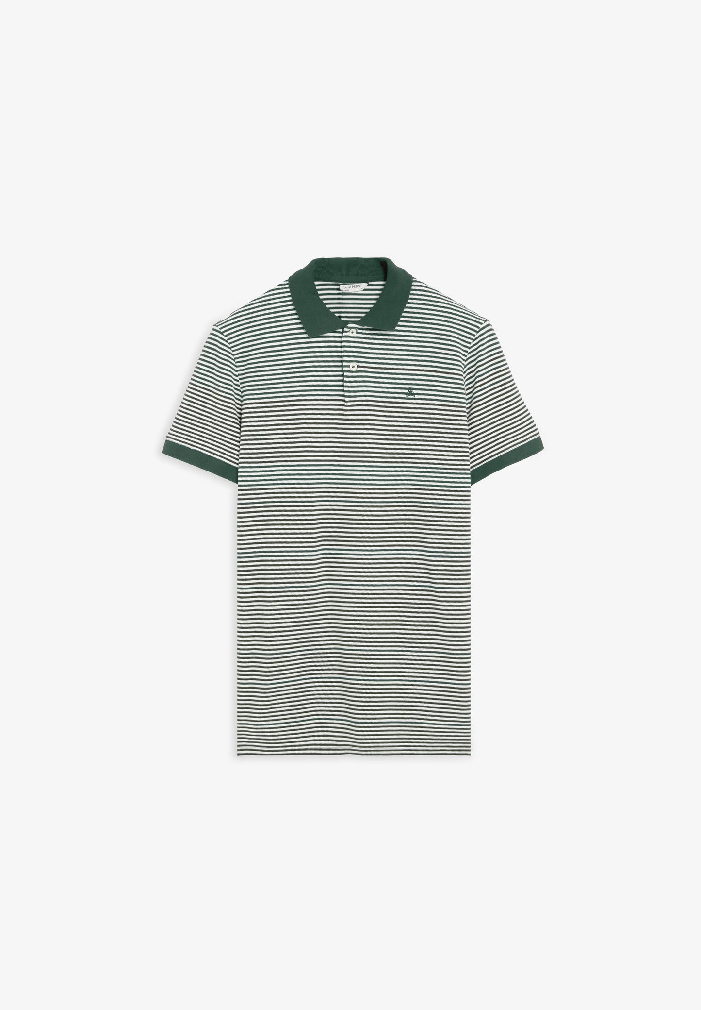 CAMISA POLO ÀS RISCAS A CONTRASTAR