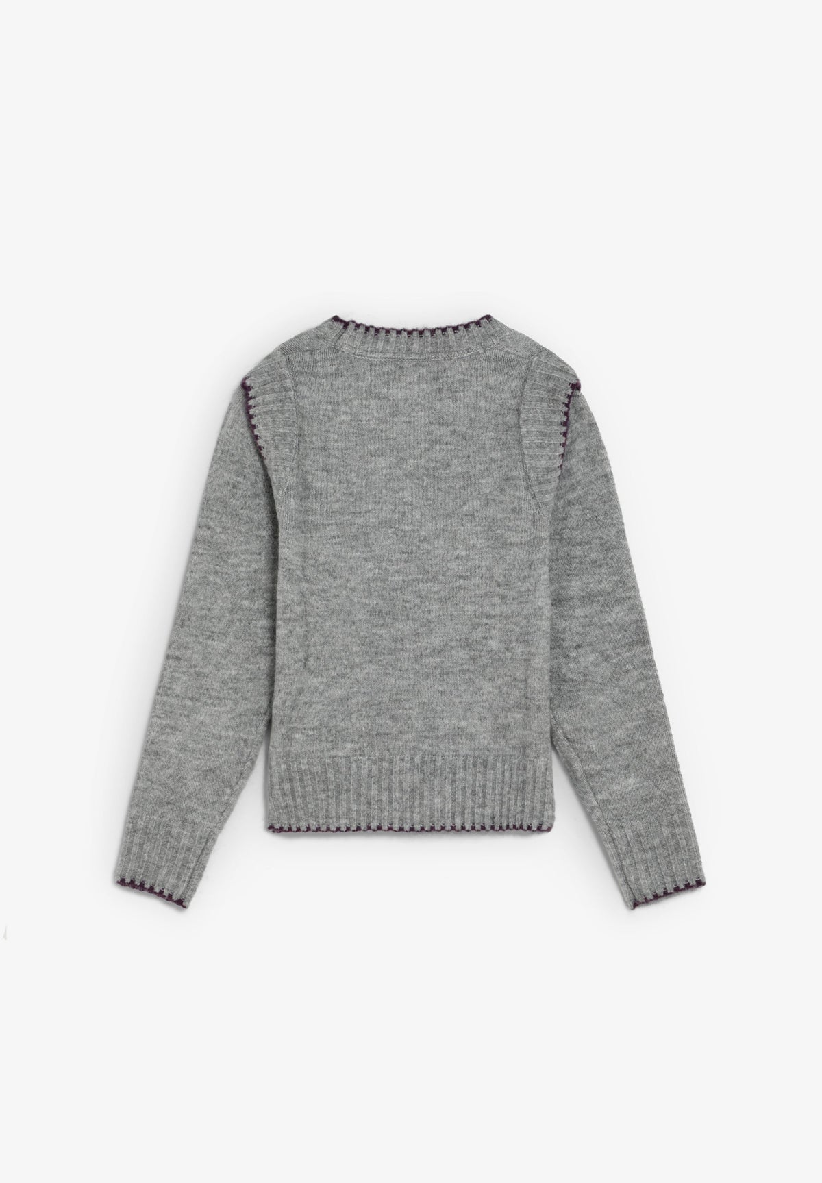 SWEATER COSTURAS EM CONTRASTE
