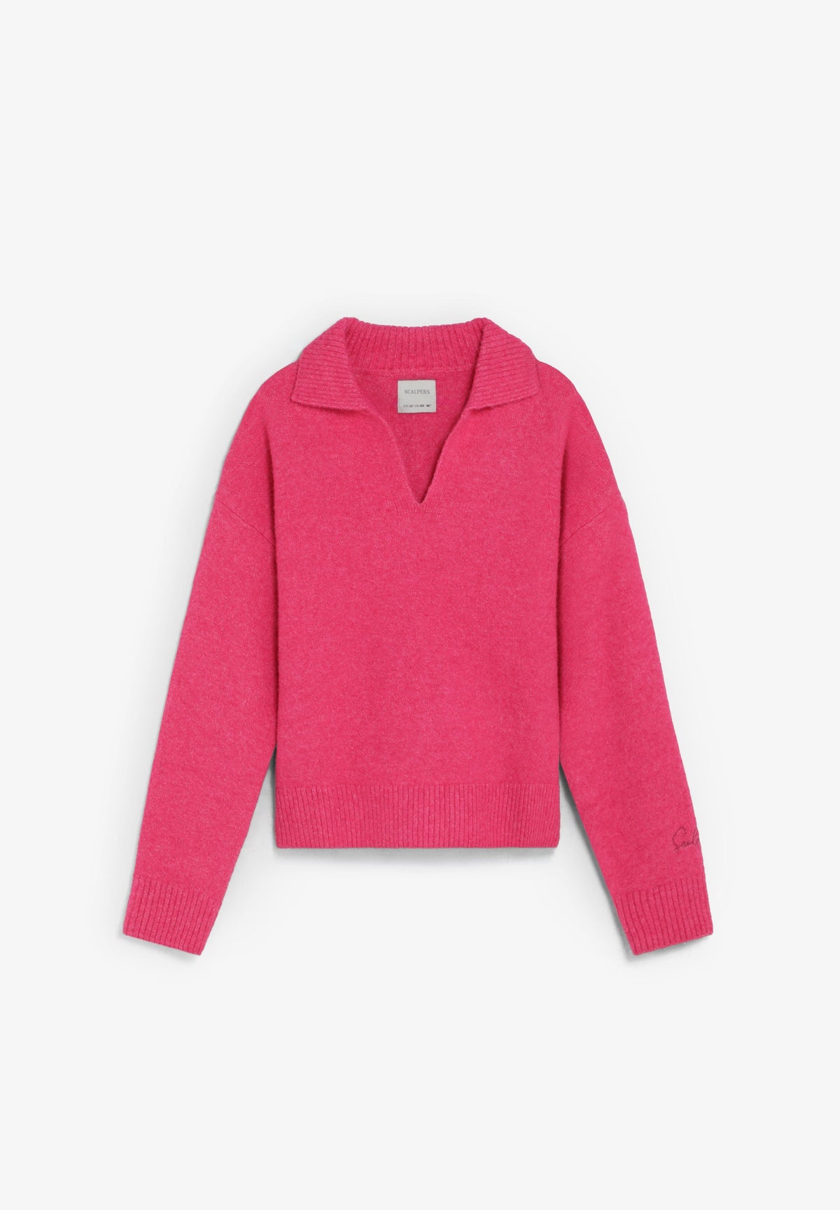 SWEATER COM COLARINHO DE POLO FLÚOR