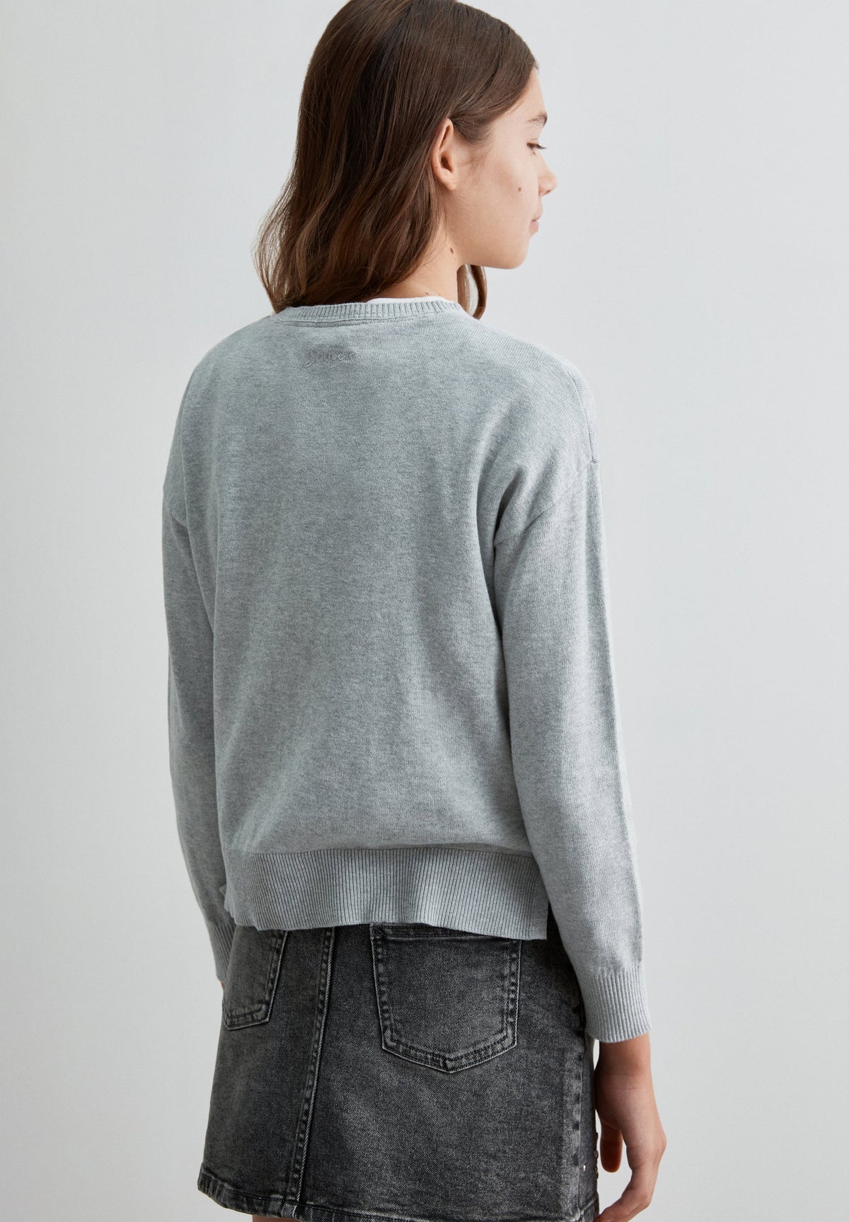 SWEATER SKULL COM GLITTER