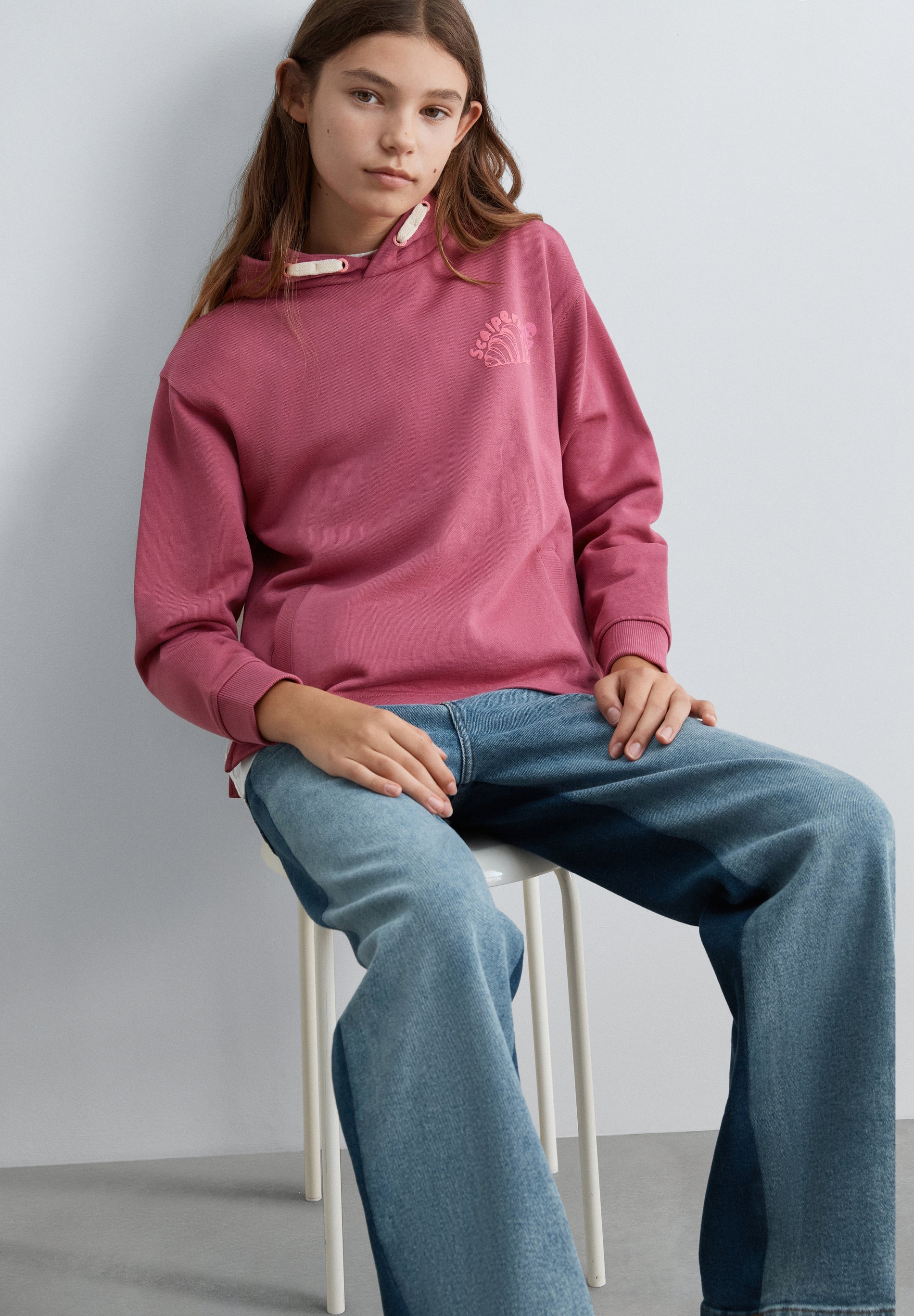SWEATSHIRT COM PADRÃO CROISSANT